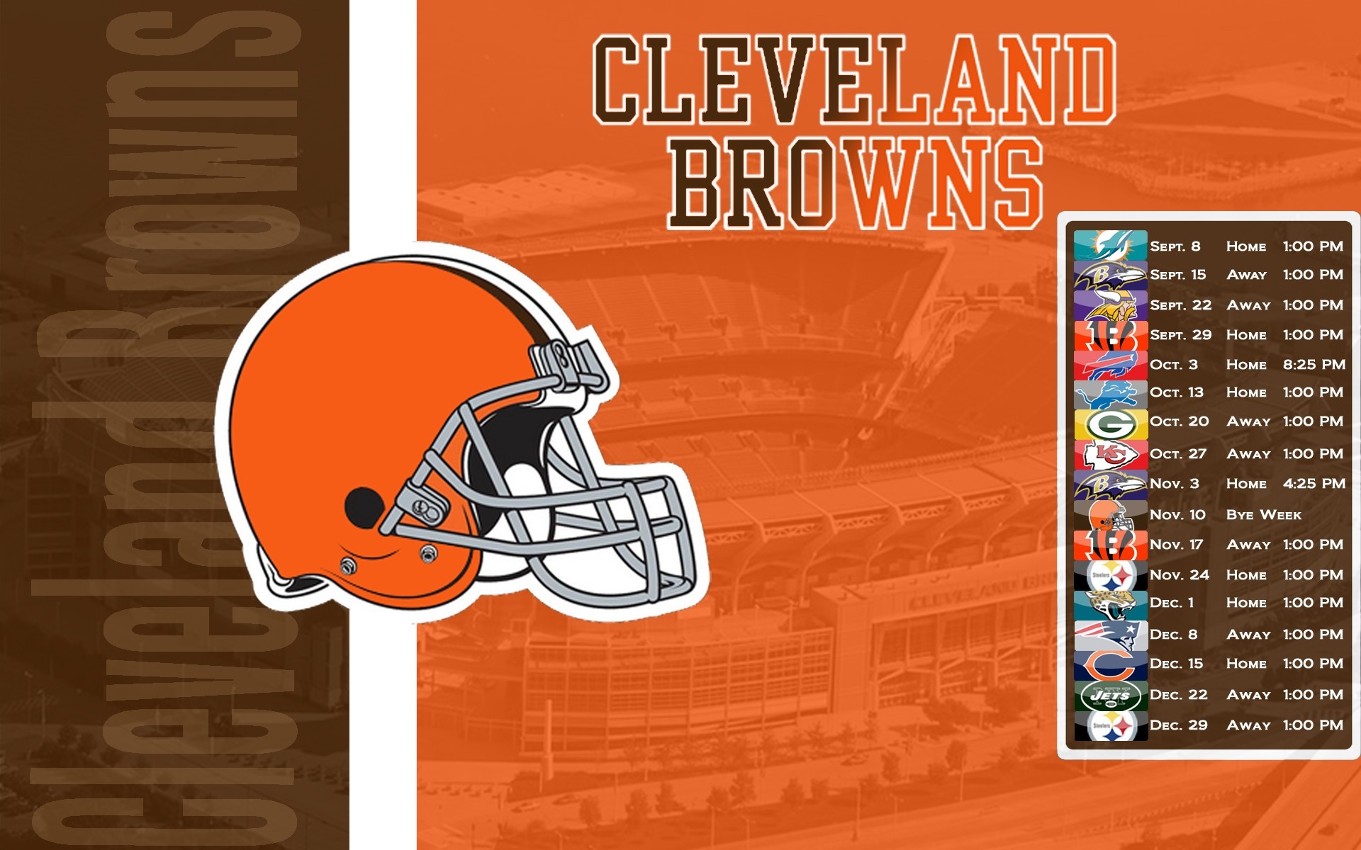 Wallpaper wallpaper, sport, logo, NFL, Cleveland Browns images for desktop,  section спорт - download