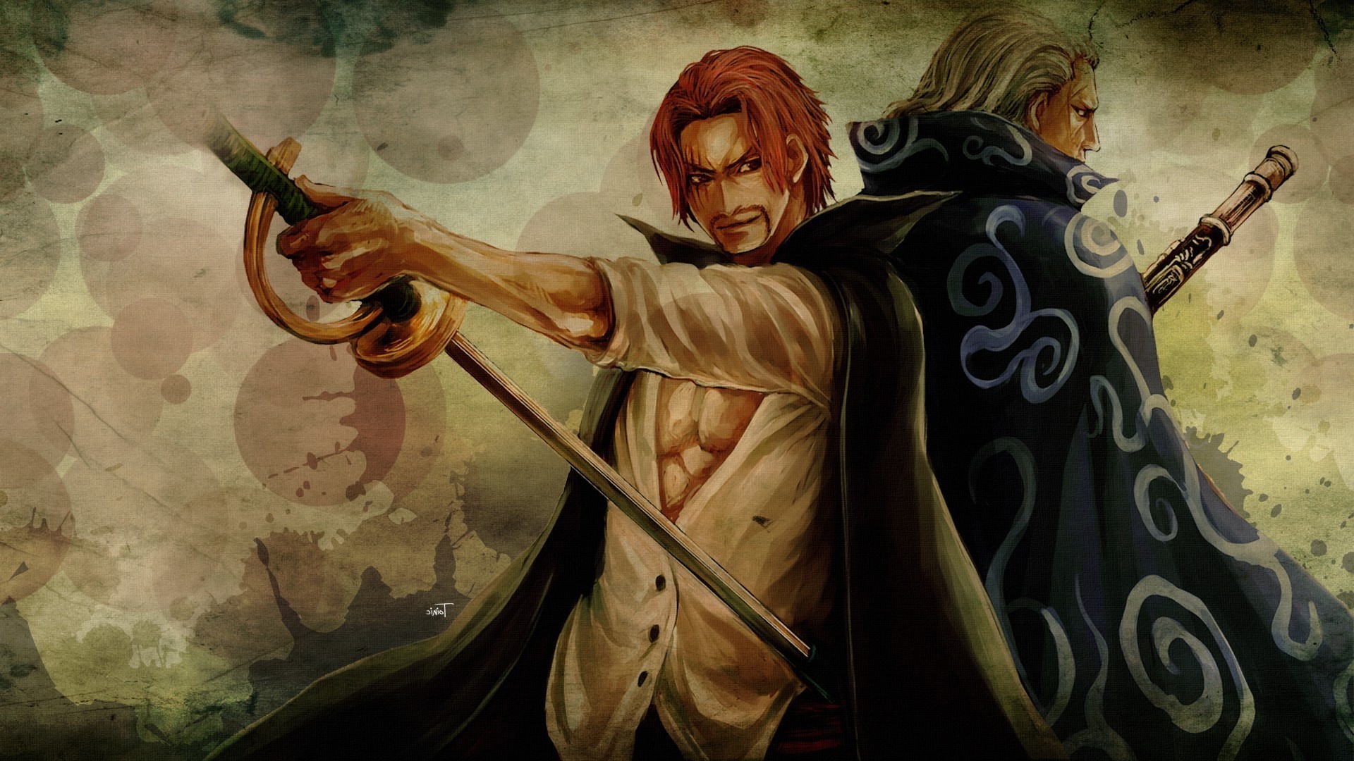 One Piece, Shanks, Benn Beckman Wallpapers HD / Desktop and Mobile  Backgrounds 1920x1080