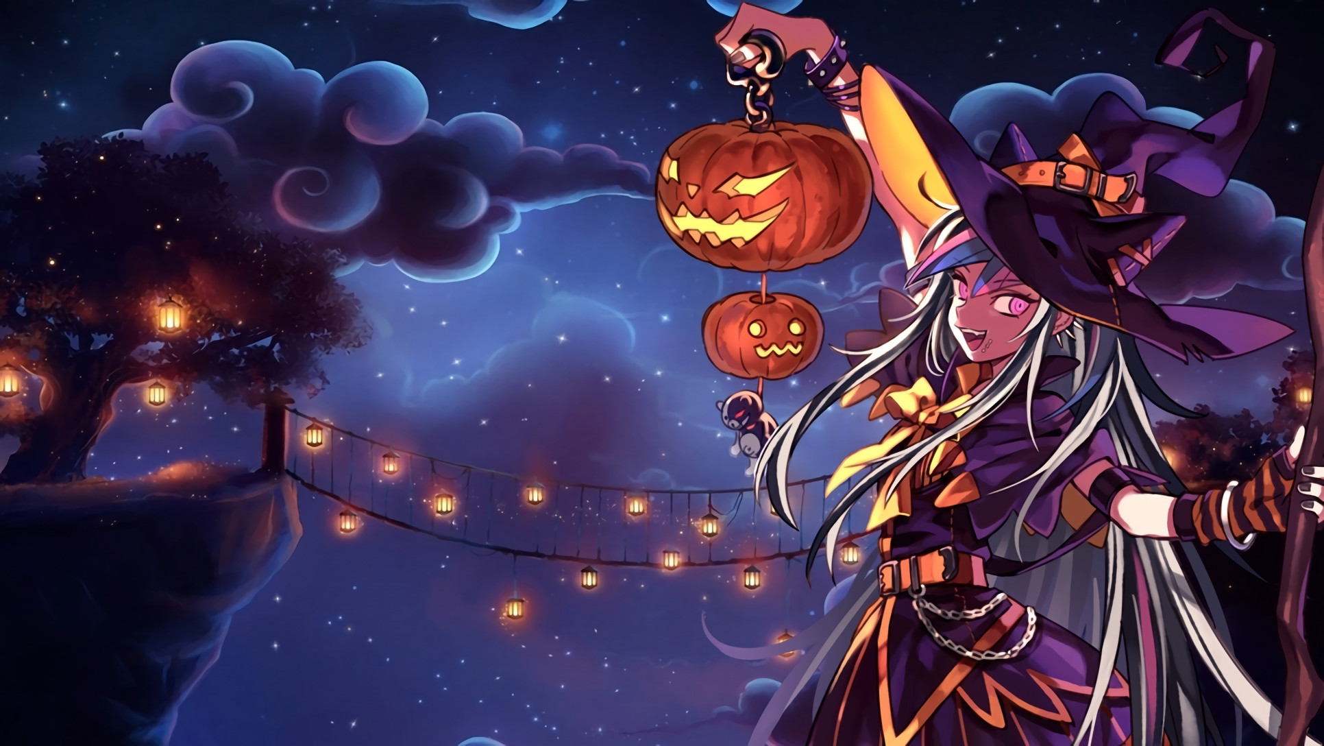 Hình nền Nền Hình Nền Chân Dung Phù Thủy Anime Halloween Nền Hình Halloween  Dễ Thương Dễ Vẽ Background Vector để tải xuống miễn phí  Pngtree