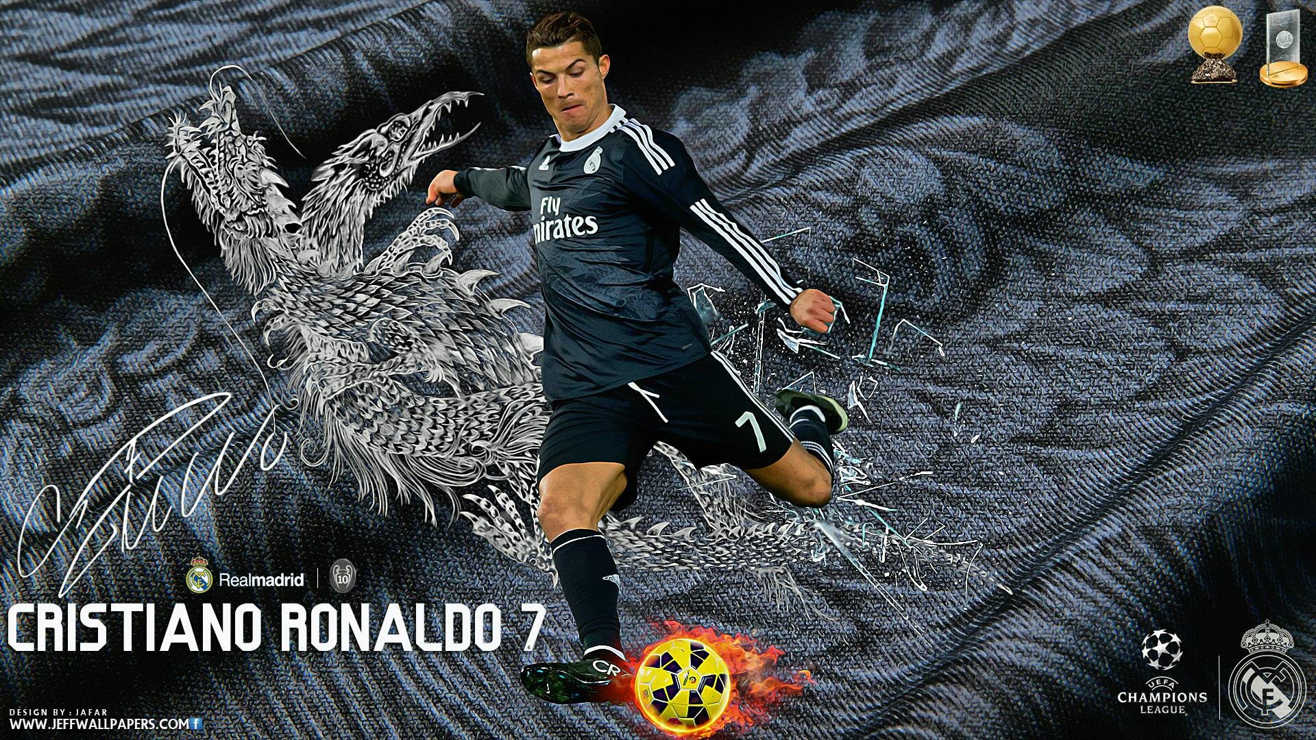 Cristiano Ronaldo Real Madrid Wallpaper 2018 by ArtsGFX99 on DeviantArt