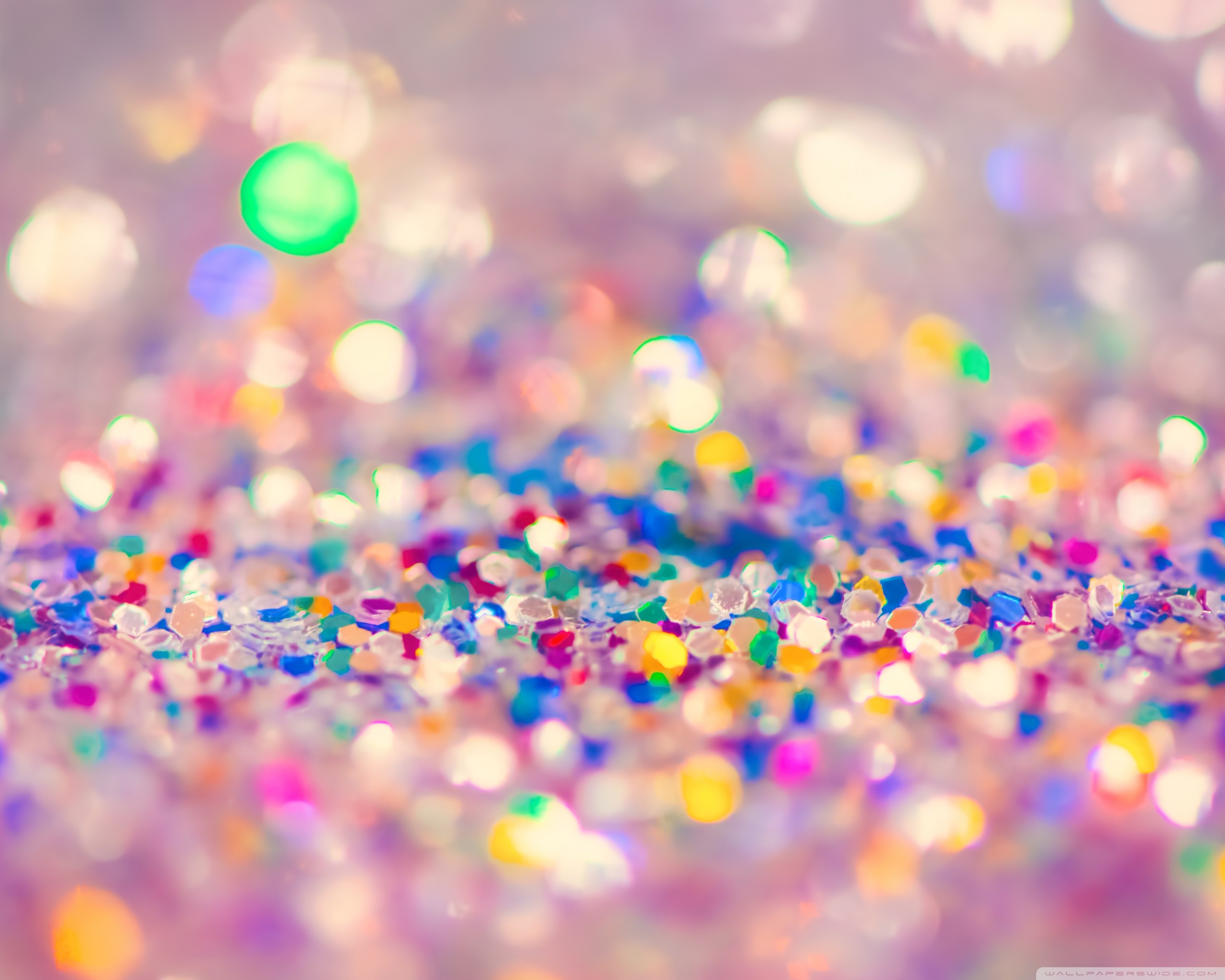 Cute Galaxy Glitter Colorful Background Wallpaper