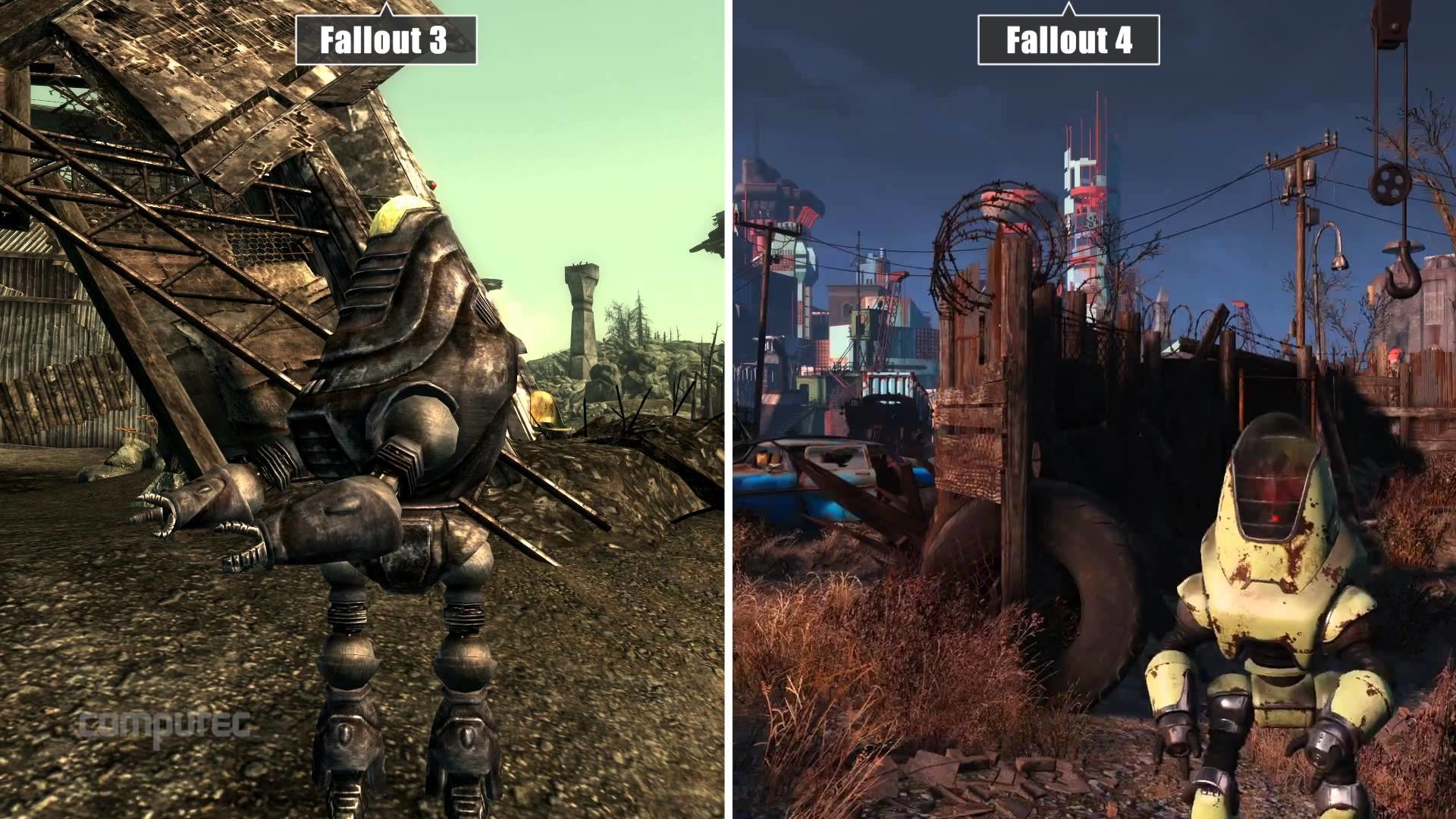 Fallout 3 vs 4 vs new vegas фото 5