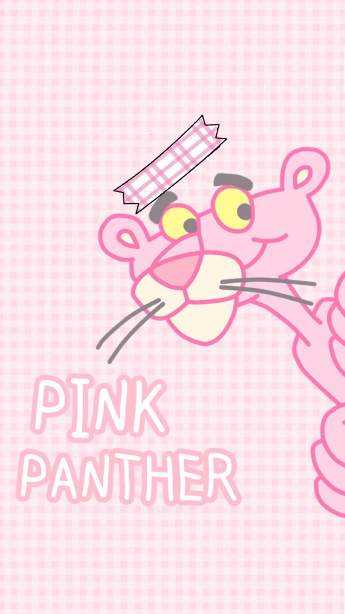 Download Aesthetic Cartoon Cute Pink Panther Wallpaper  Wallpaperscom