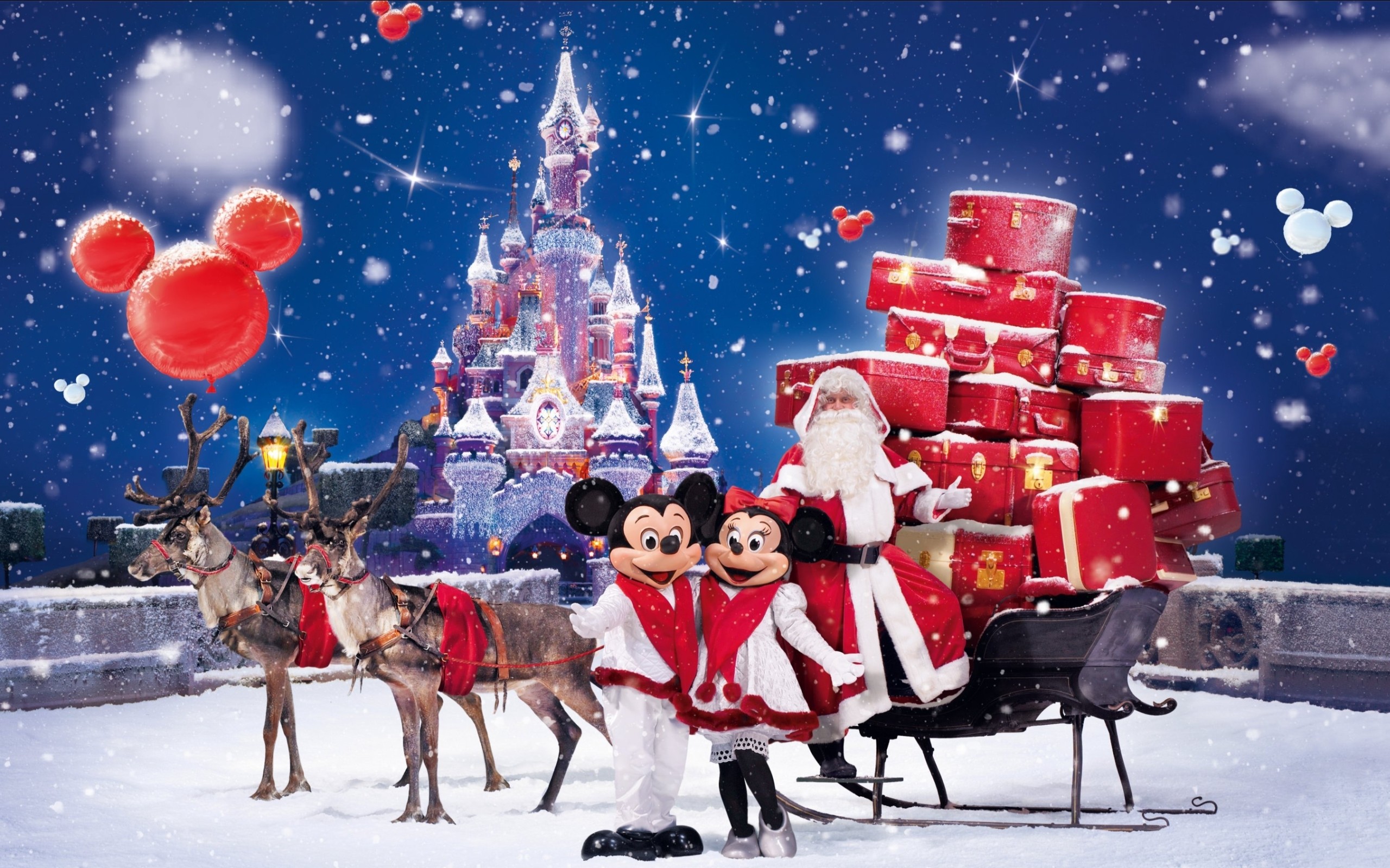 76 Disney Christmas Wallpapers  WallpaperSafari