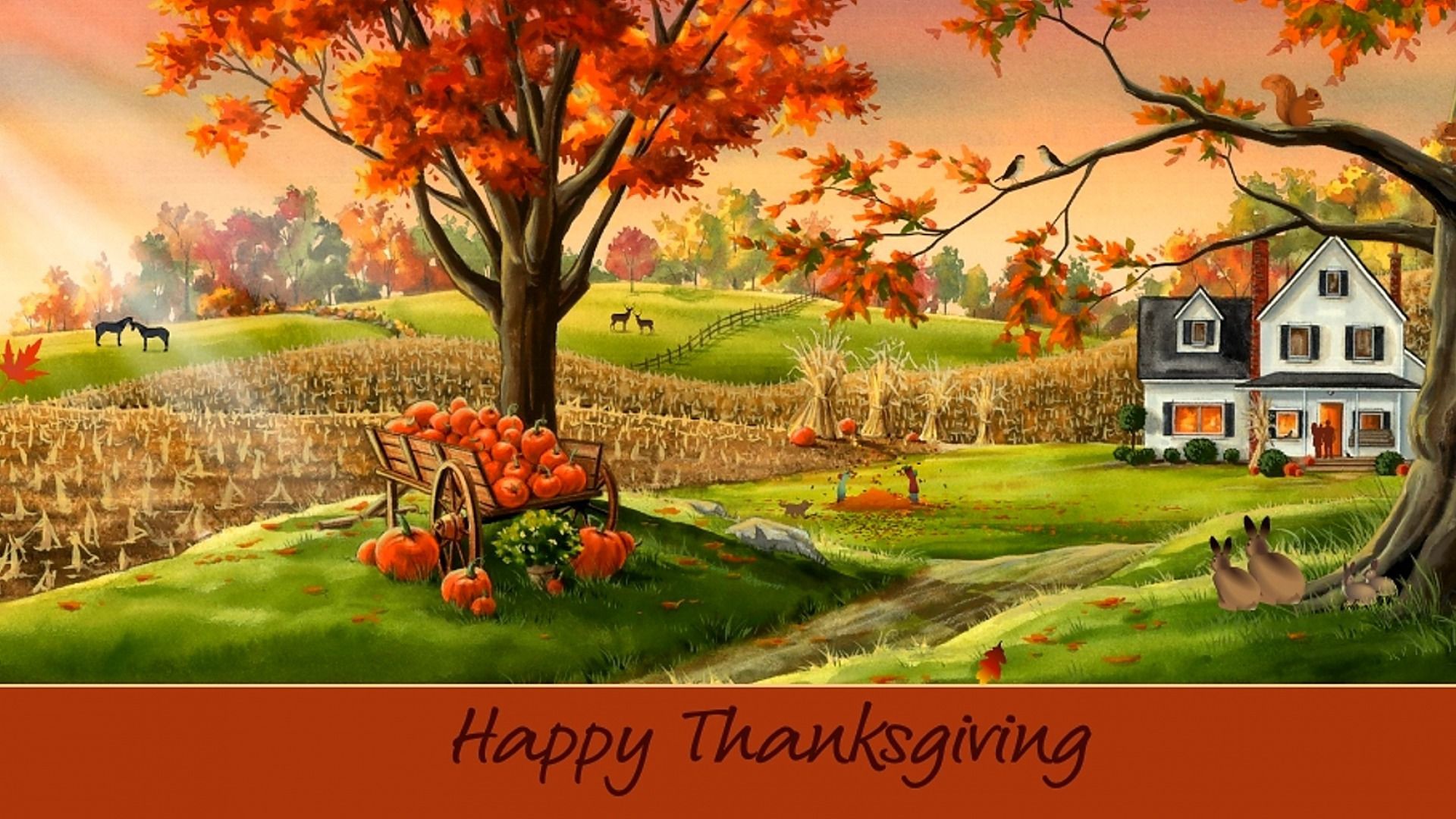 Happy Thanksgiving fall leads HD phone wallpaper  Peakpx