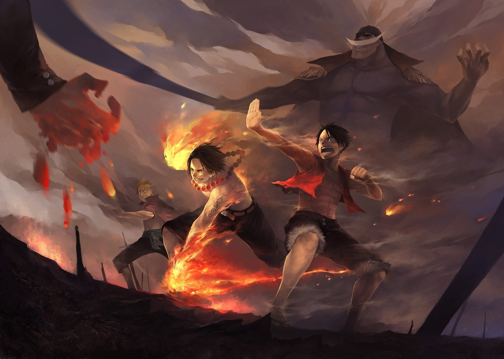 Wallpaper ID 476814  Anime One Piece Phone Wallpaper Edward Newgate  Marco One Piece Portgas D Ace Monkey D Luffy 720x1280 free download