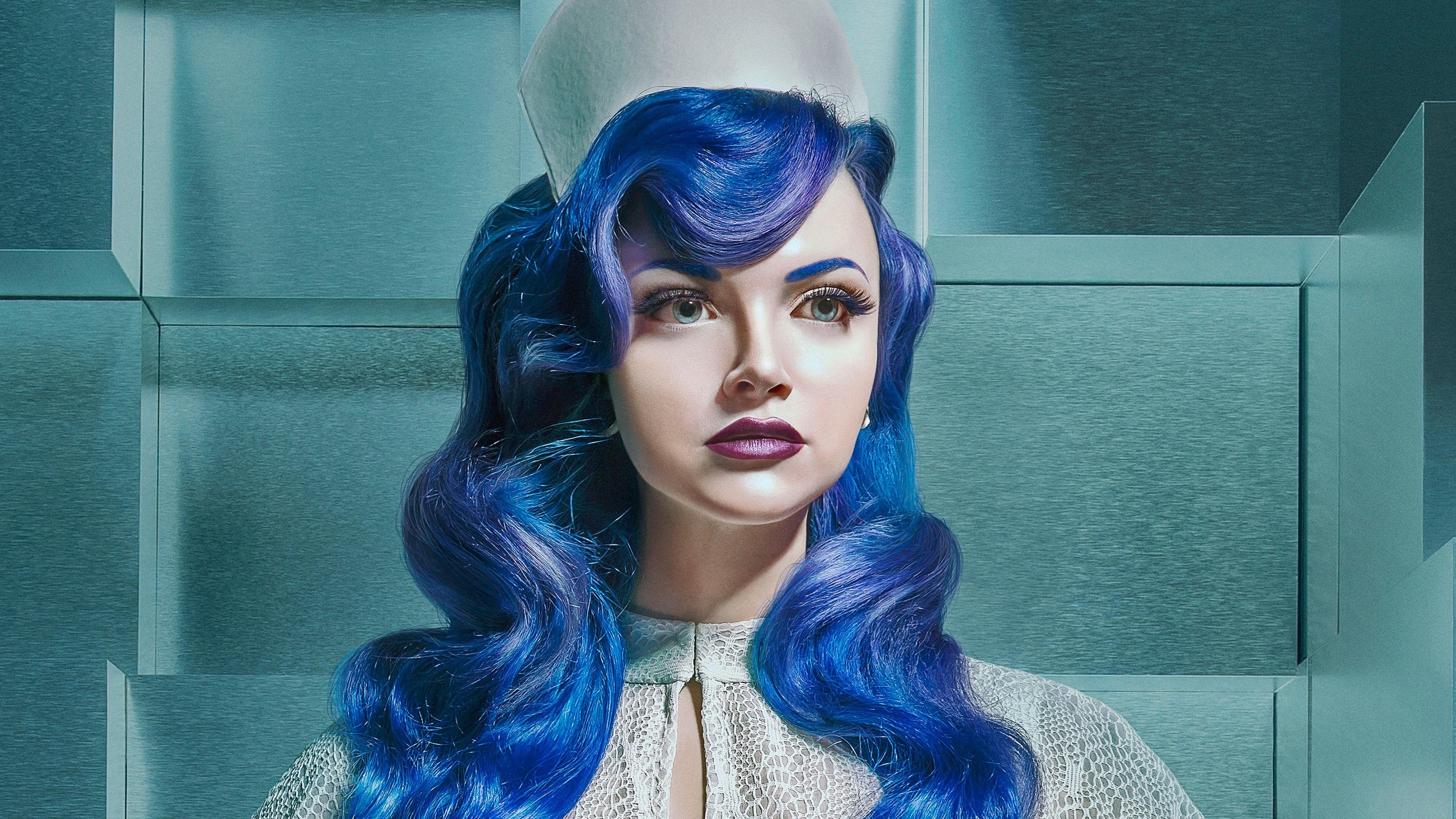 Стримерша с синими волосами. Синие волосы. Персонажи с синими волосами. Женщина с синими волосами. Героини с синими волосами.