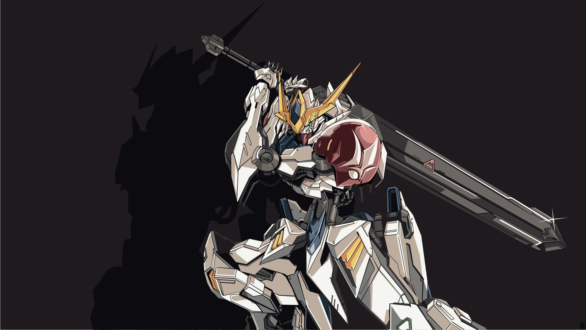 Barbatos Wallpaper : Gunpla New Series Hi-resolution Model 1/100 Gundam ...