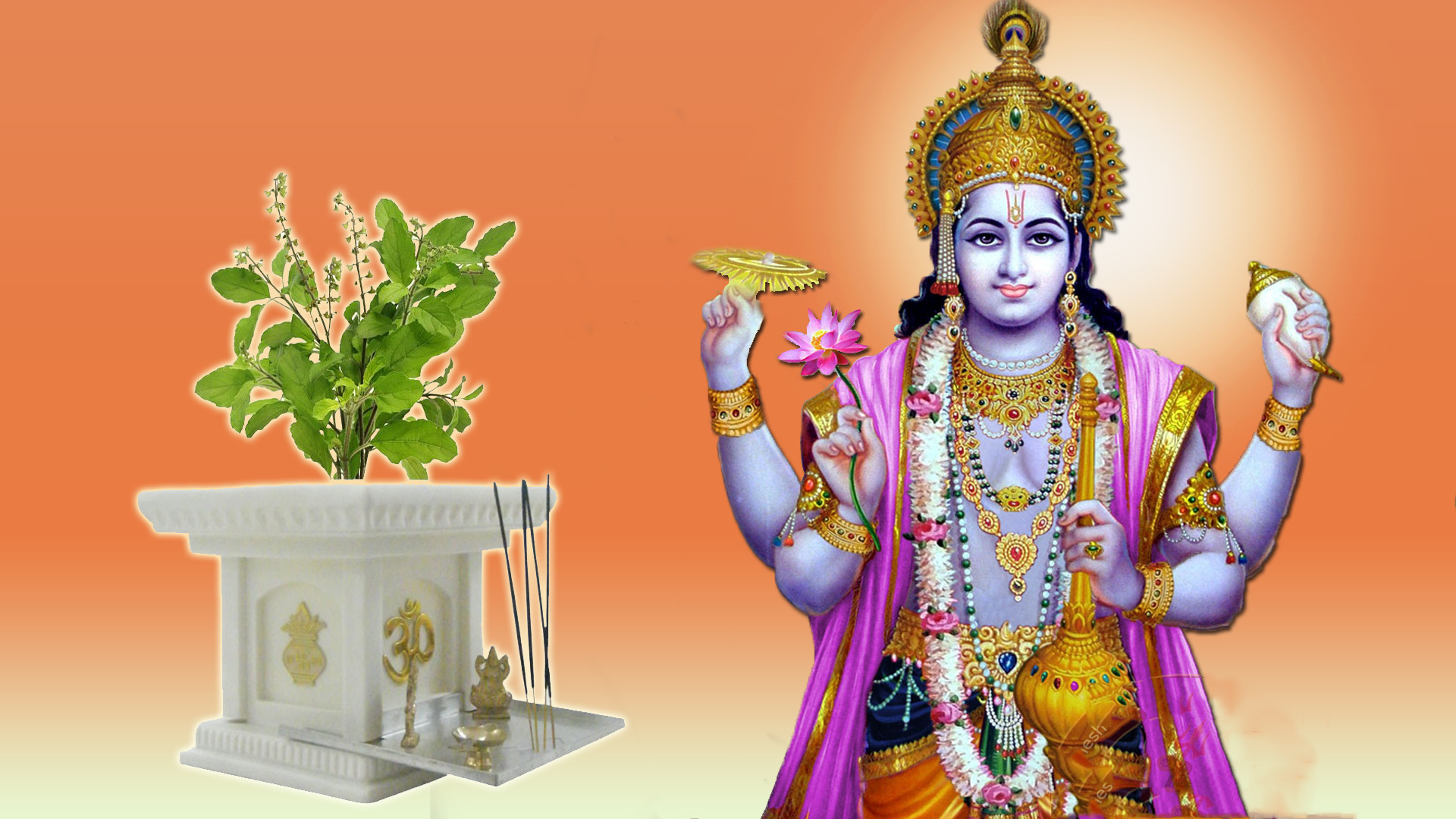 1080p Images: High Quality Lord Vishnu Hd Wallpapers 1366x768