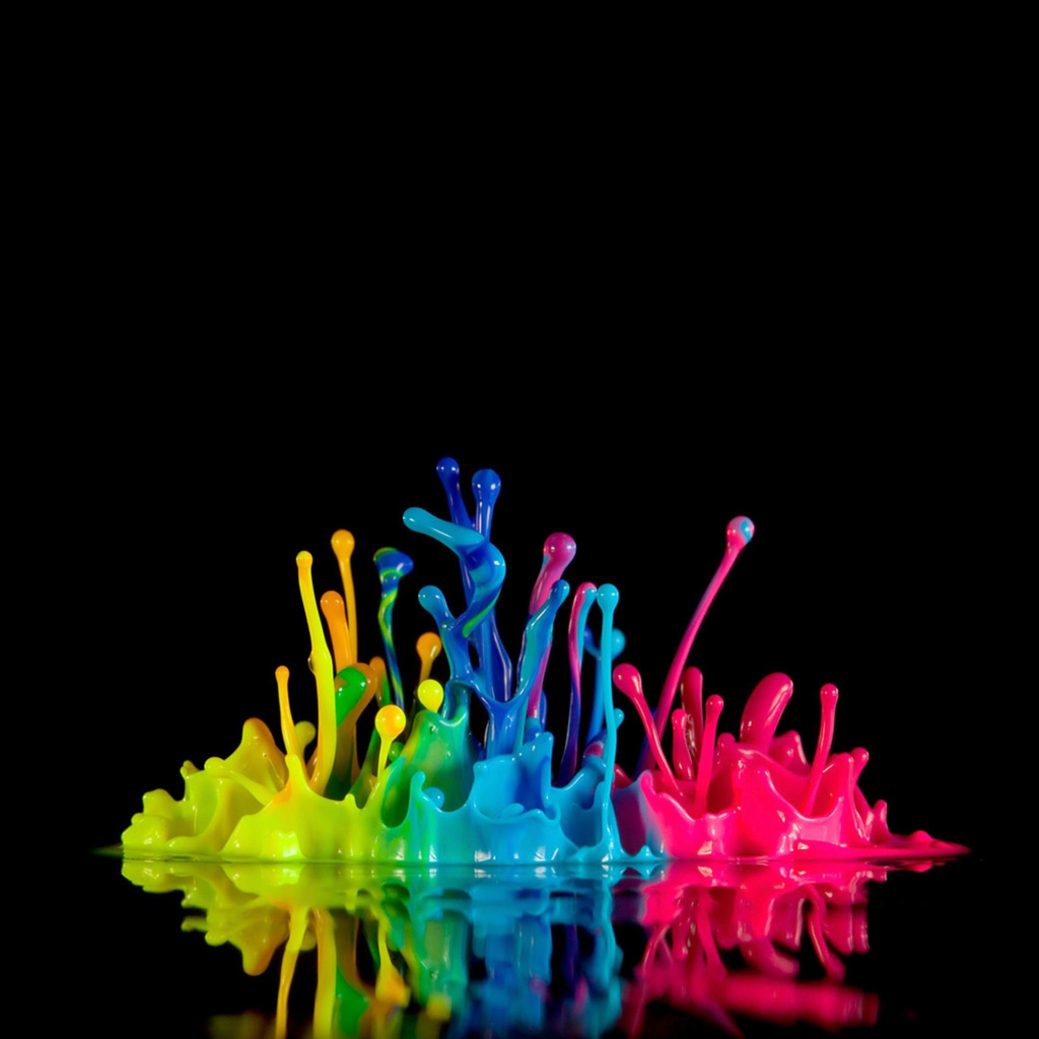 Color Splash Art 4K Ultra HD Mobile Wallpaper
