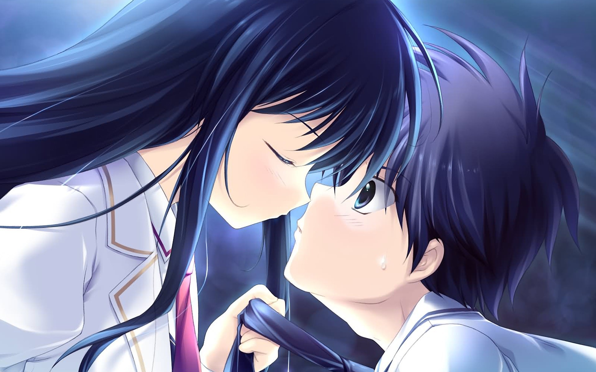 Cute Anime Couple Love Wallpaper