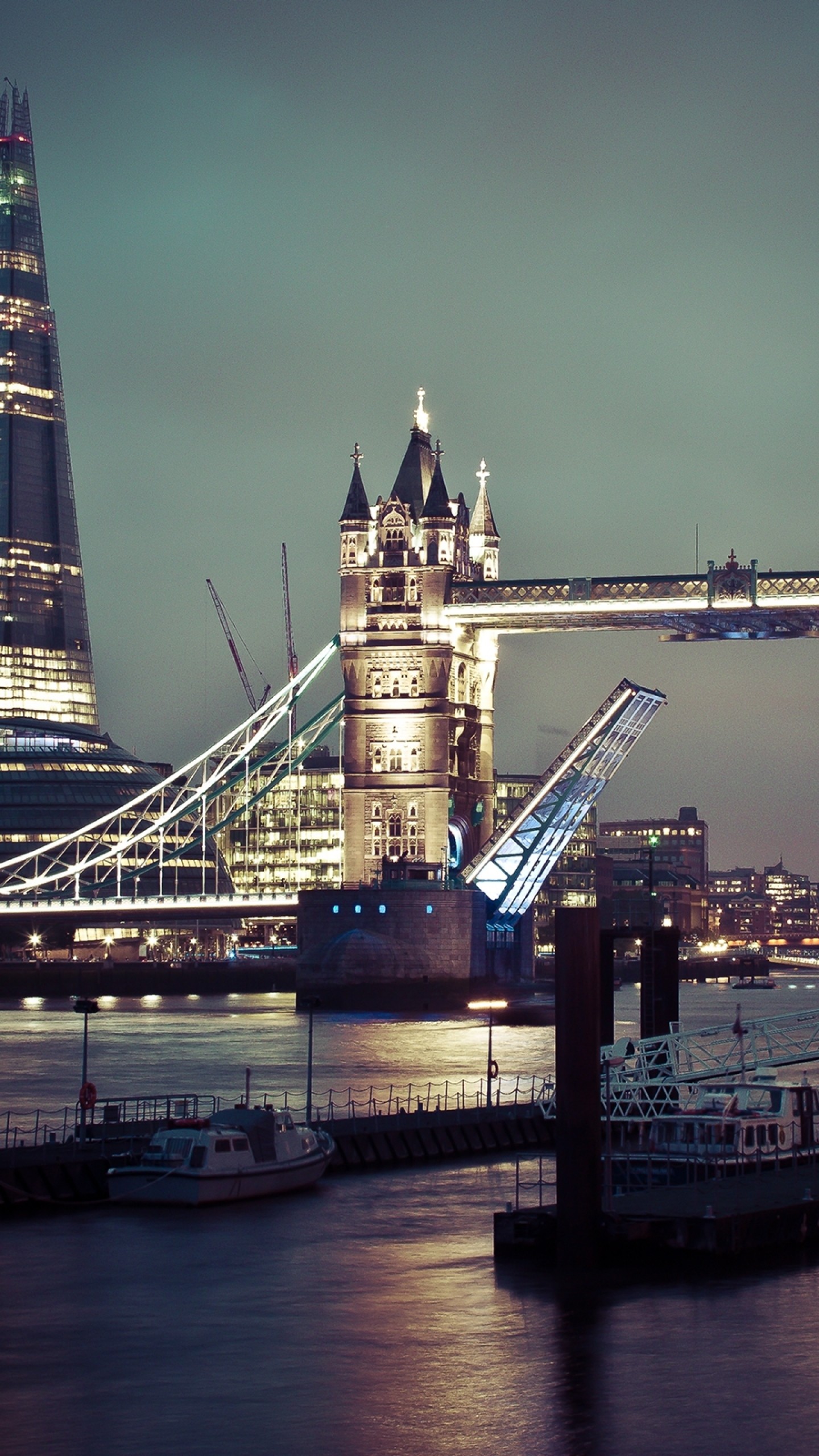 1440x2560 Wallpaper london, england, uk, tower bridge, thames 1440x2560