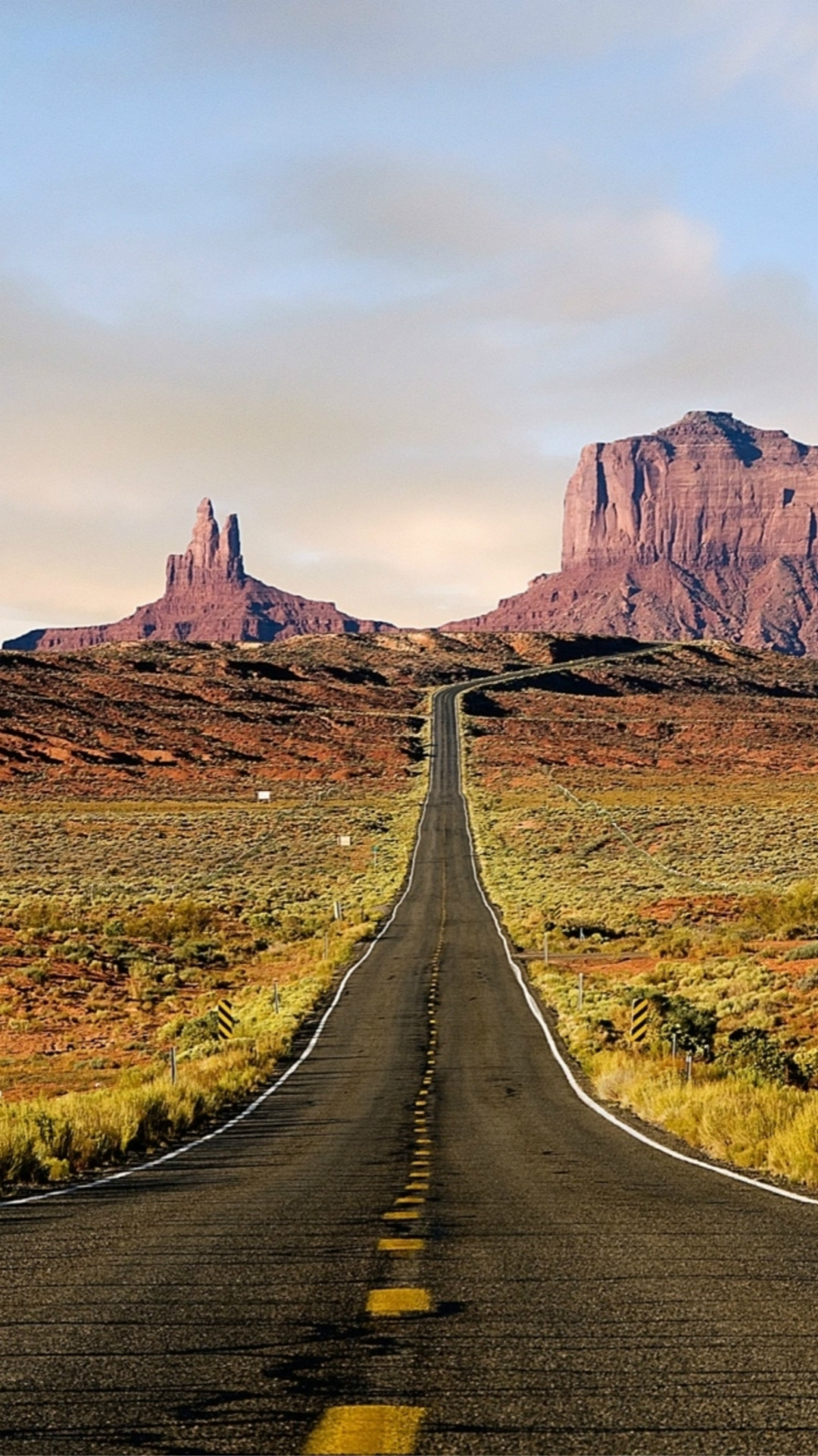 Nature Wild Vast Mountains Field Long Road #iPhone #6 #plus #wallpaper 1080x1920