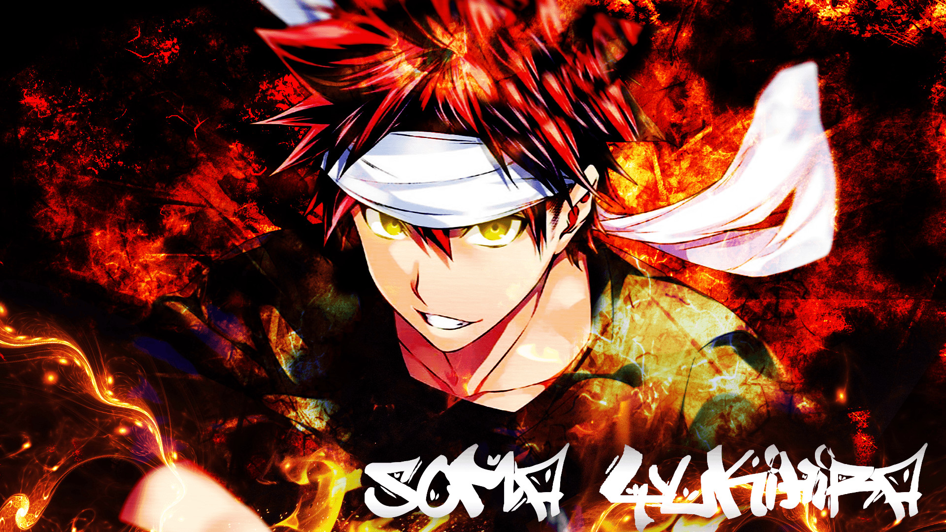 Wallpaper minimal, anime boy, sōma yukihira, shokugeki no soma desktop  wallpaper, hd image, picture, background, f8e9fa