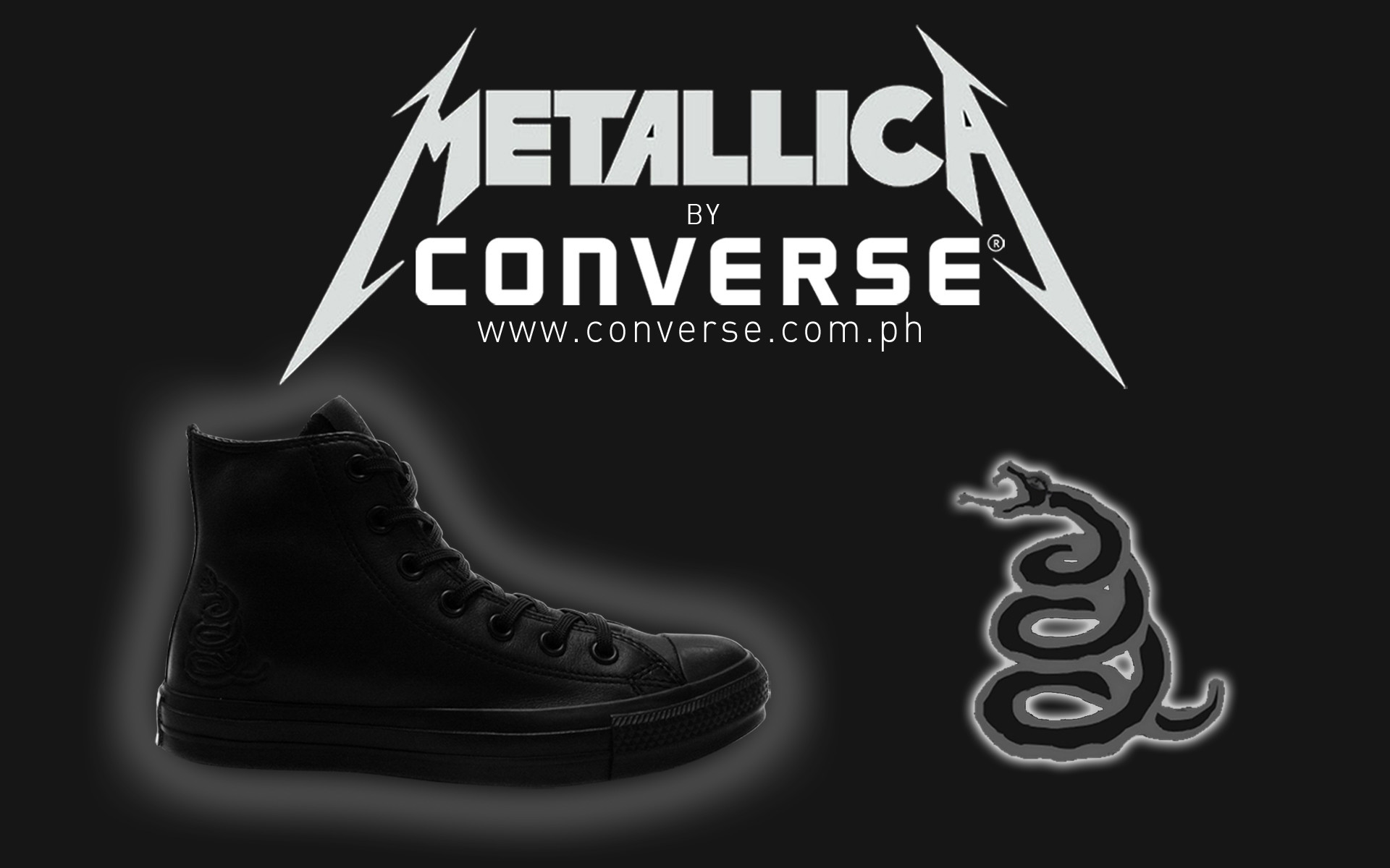 converse metallica black album