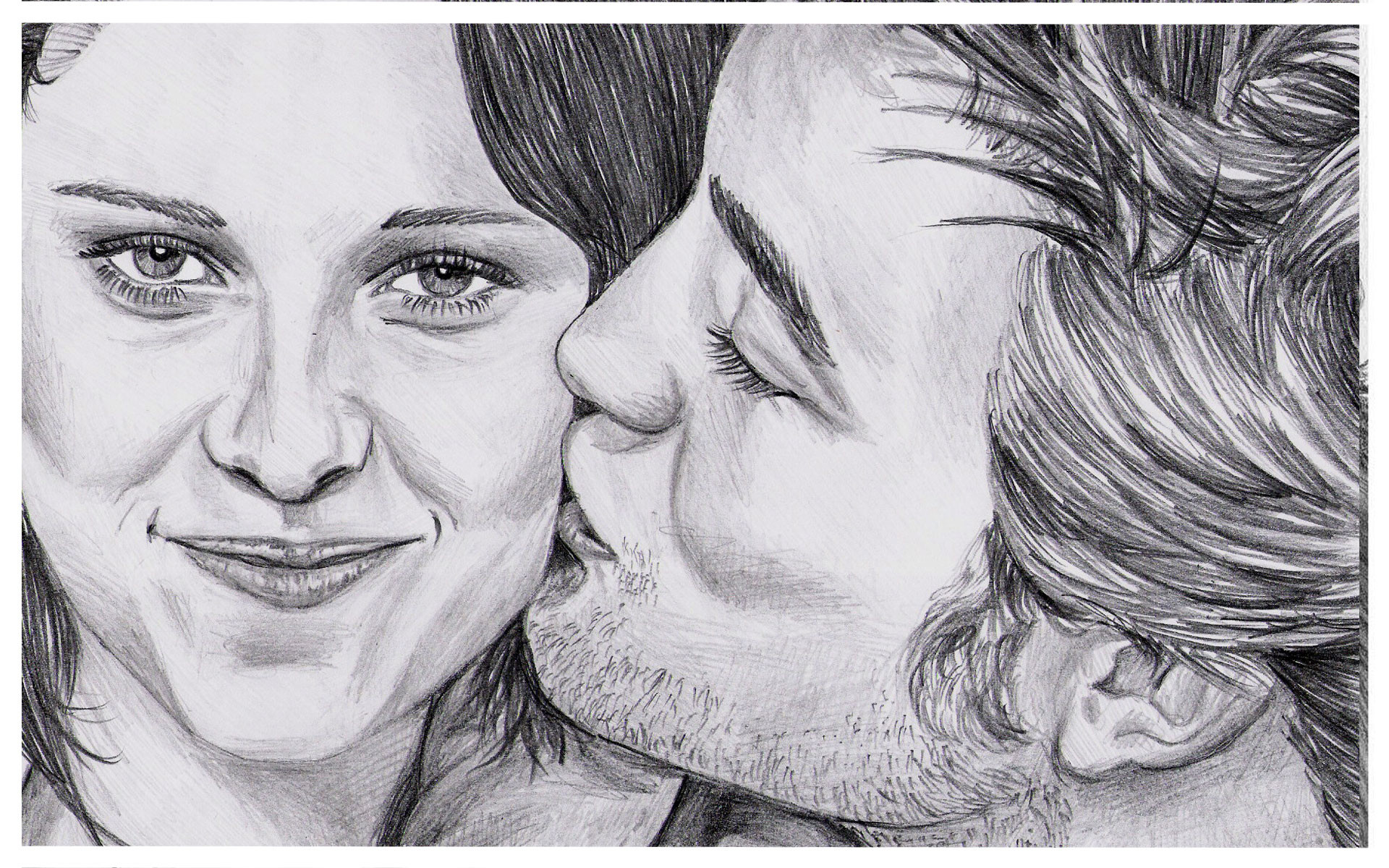 Creative Love Pencil Sketch Drawing with Pencil