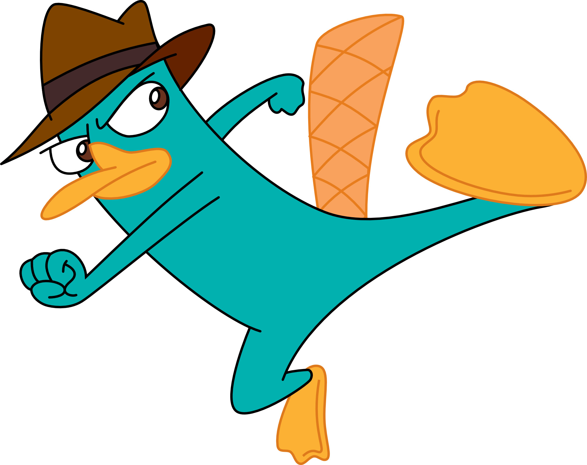 Perry the Platypus Ferb Fletcher Phineas Flynn Drawing others vertebrate  computer Wallpaper fictional Character png  PNGWing