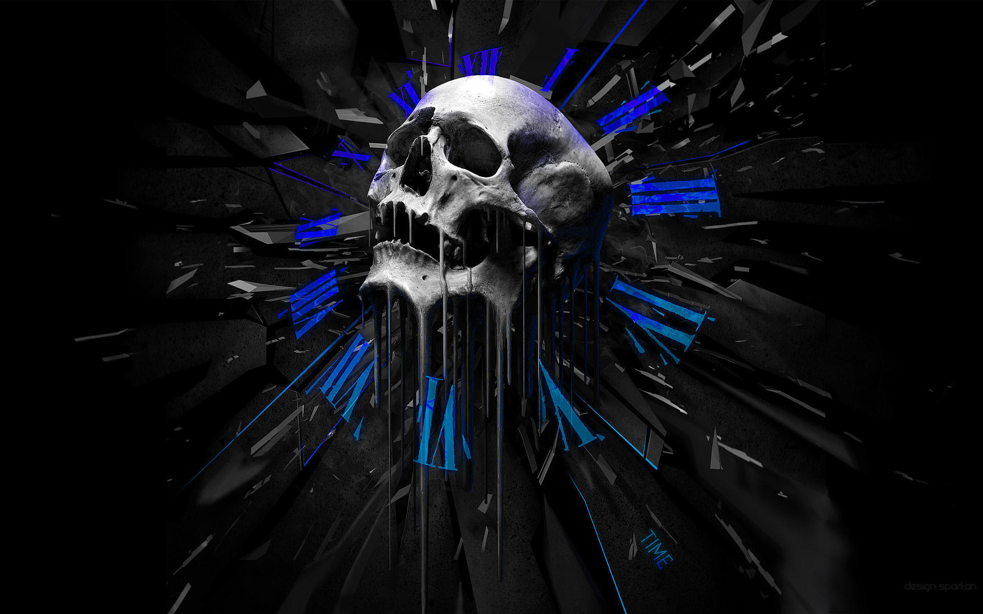 Blue Skull Wallpaper (54+ pictures)