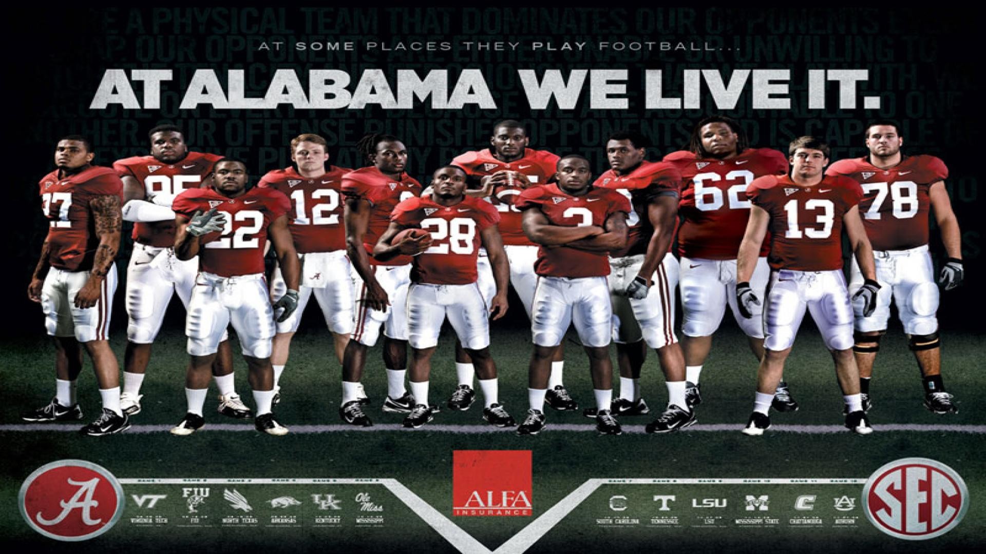 Download Background Alabama Football Wallpapers Background