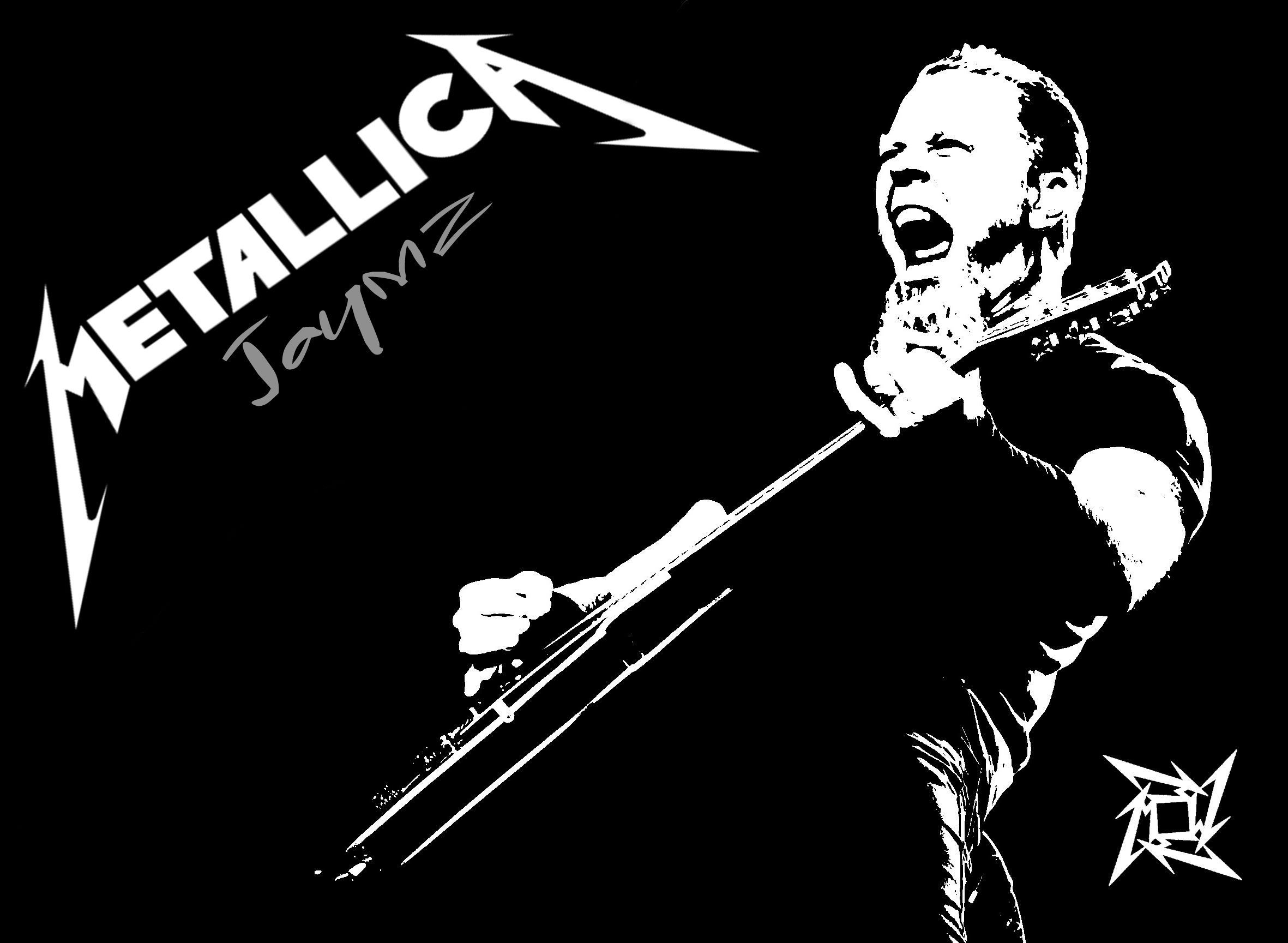 Download Wallpaper 1920x1080 metallica symbol name background picture  Full HD 1080p HD Background