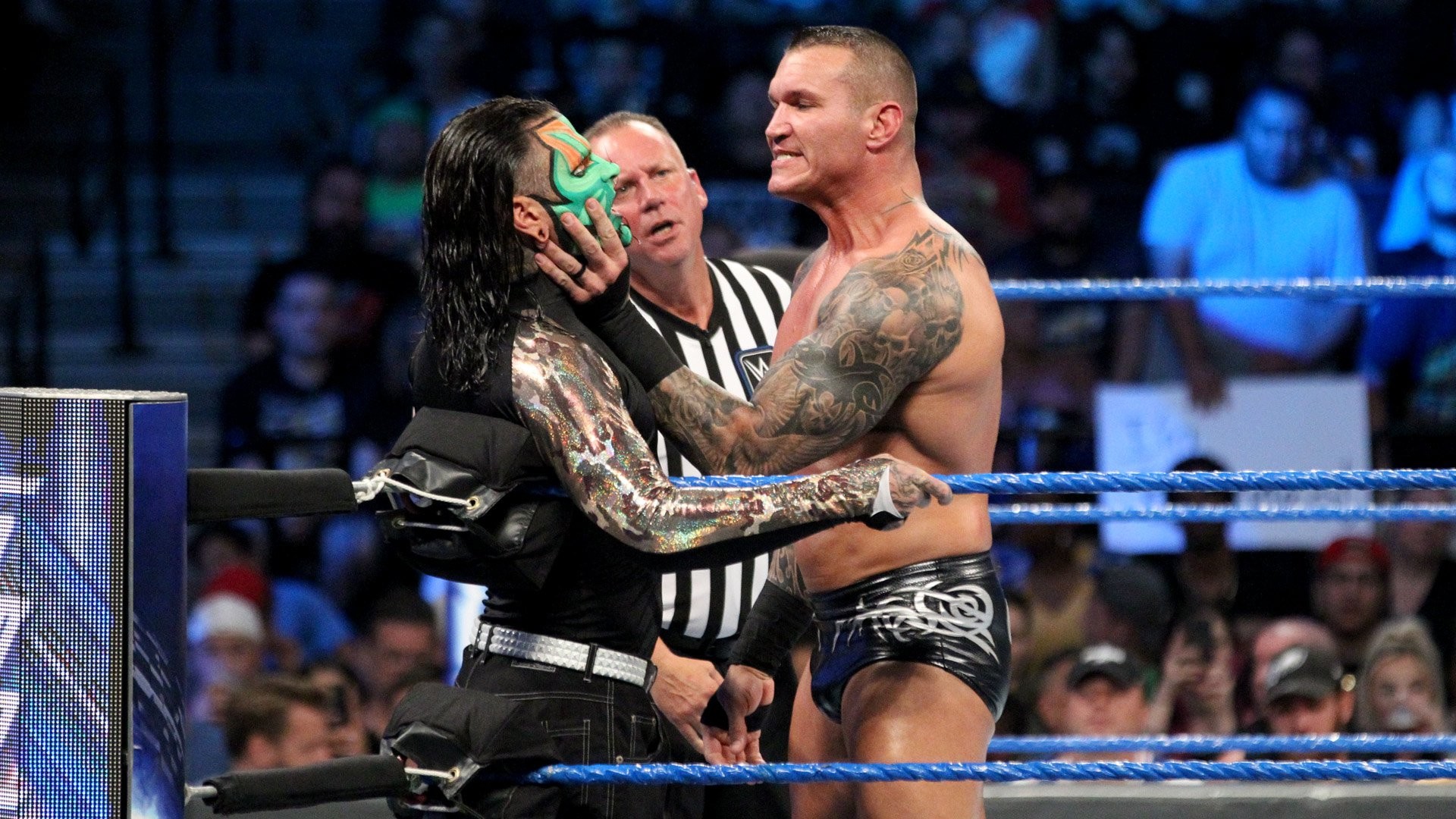Jeff Hardy and Randy Orton fought to a chaotic no-contest 1920x1080