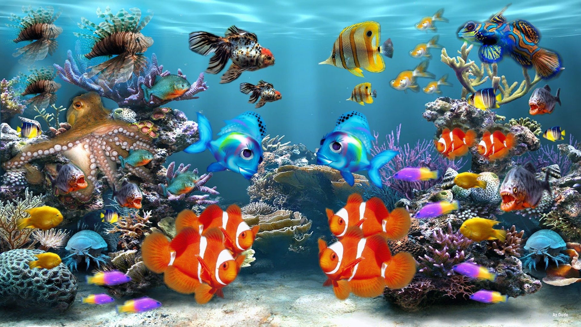 4K Underwater Koi Fish Wallpaper, Landscape, beautiful and calming Stock  Illustration | Adobe Stock