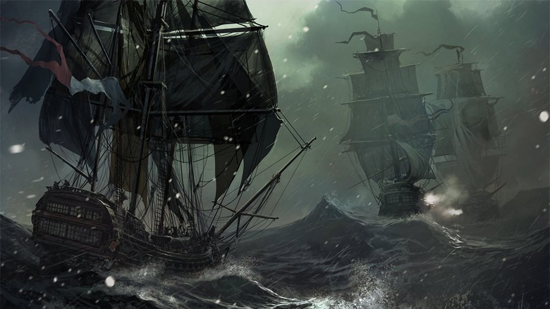 Pirate Ships Wallpapers.