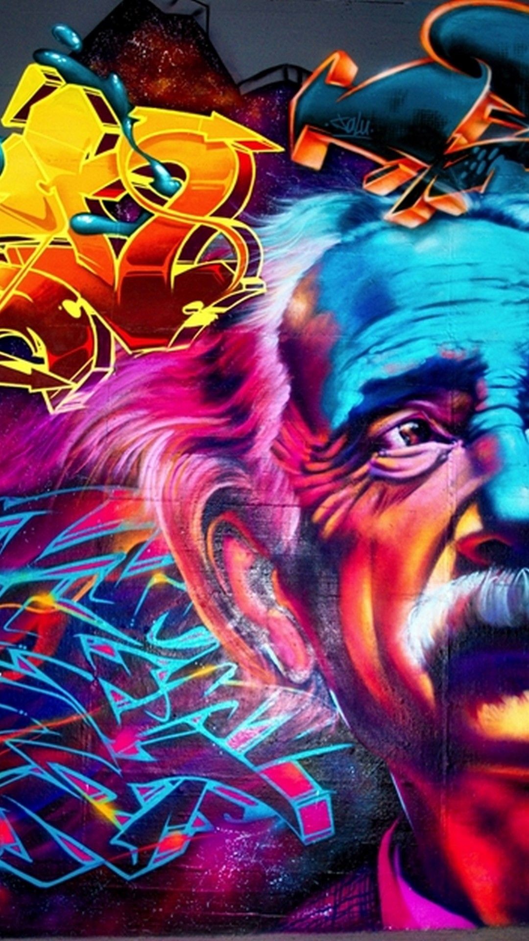 Wall Mural Street Classic (Reggae Colours) - Street Art - Wall Murals