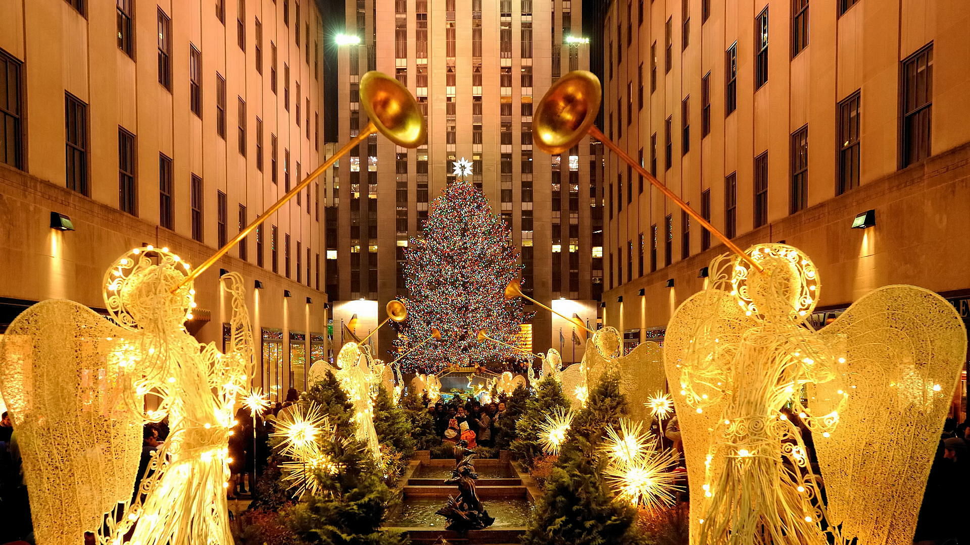 523 Christmas Background New York For FREE - MyWeb