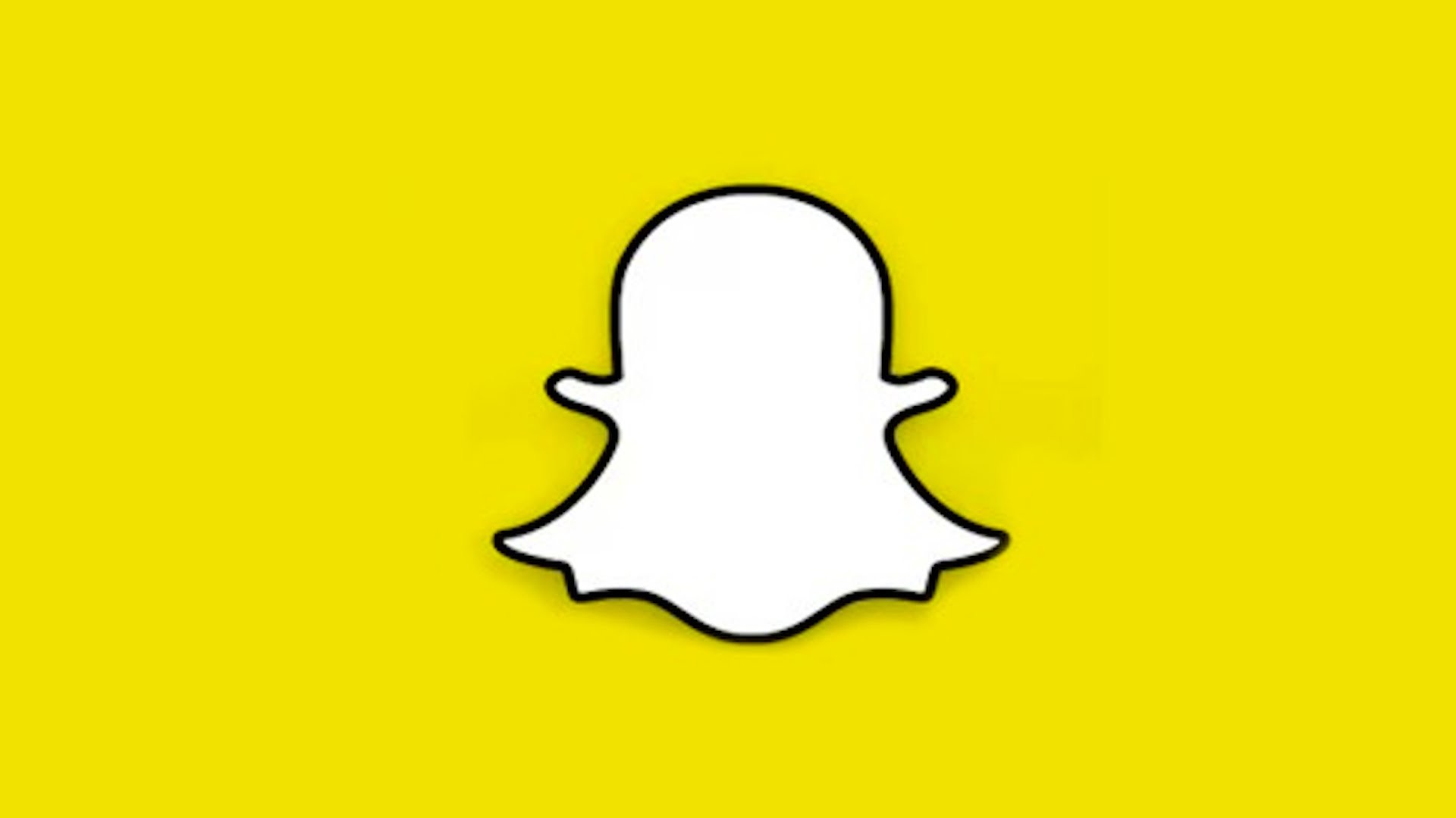snapchat thumb logo yellow background on snapchat logo wallpapers