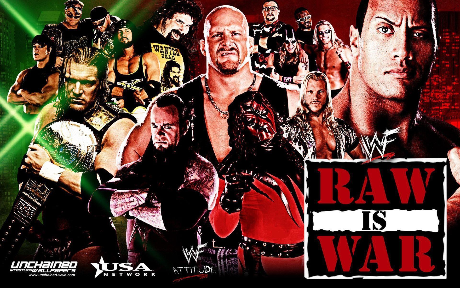 Wallpaper of WWE Raw.