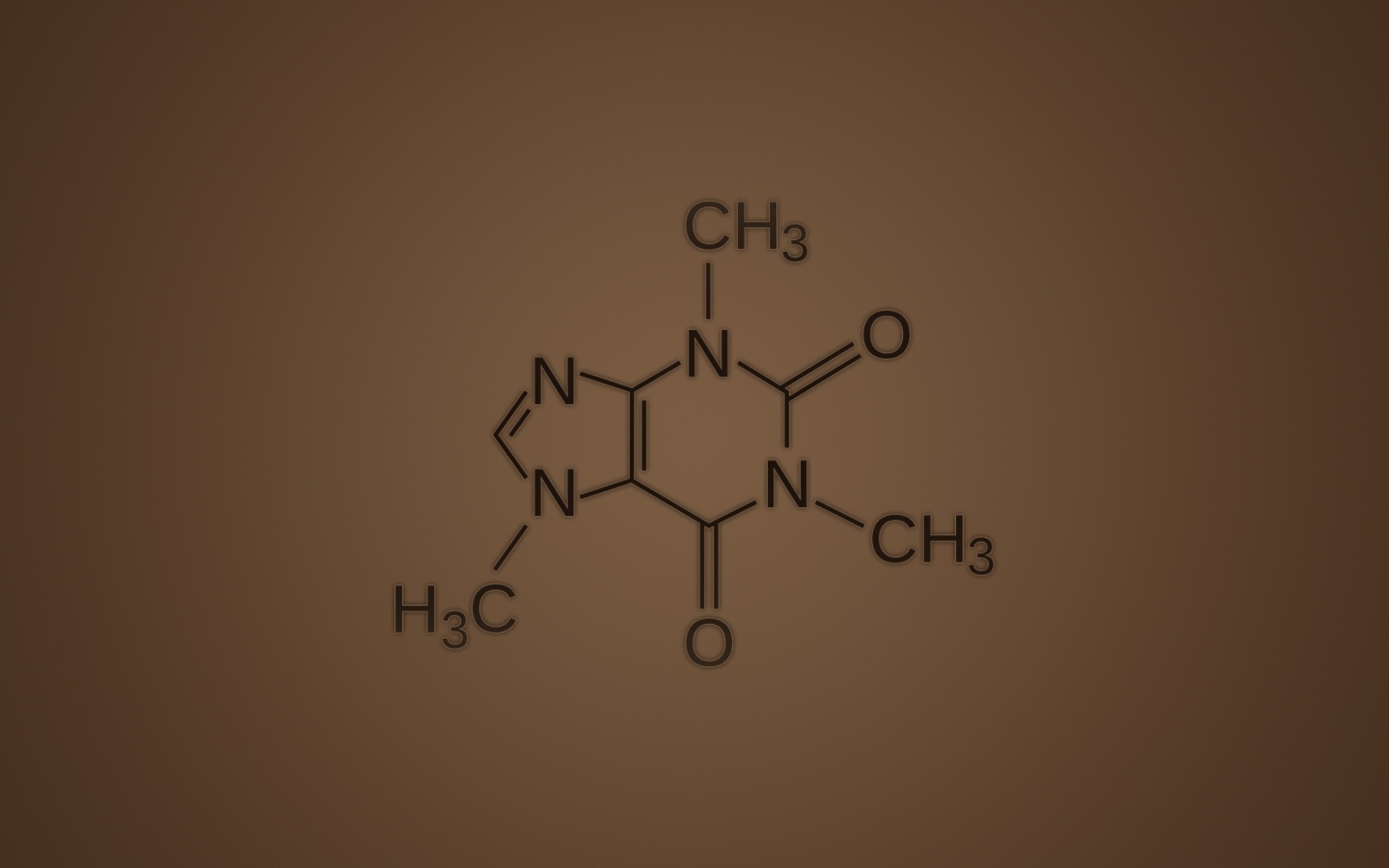 Молекула кофеина формула