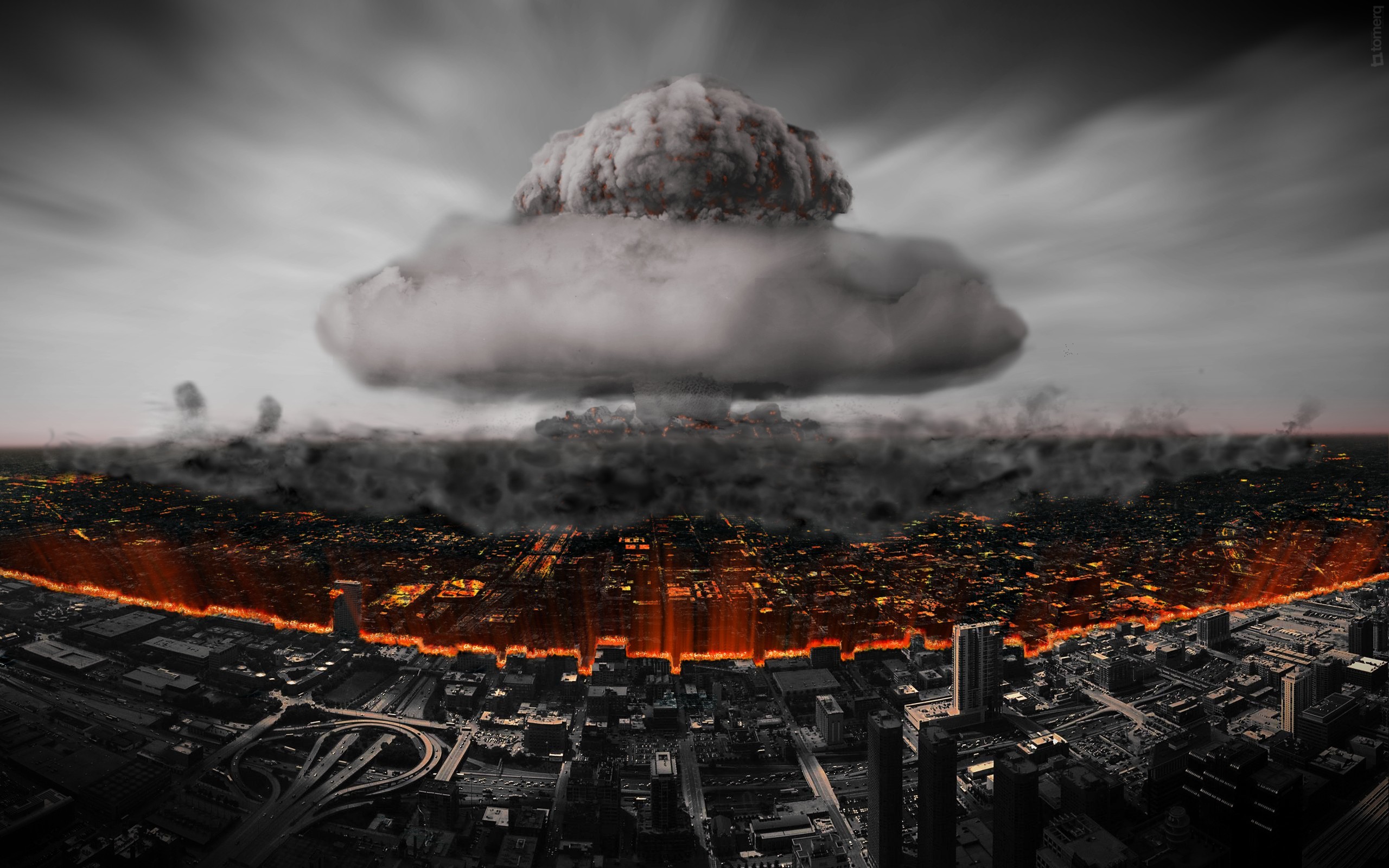 nuclear explosion wallpaper