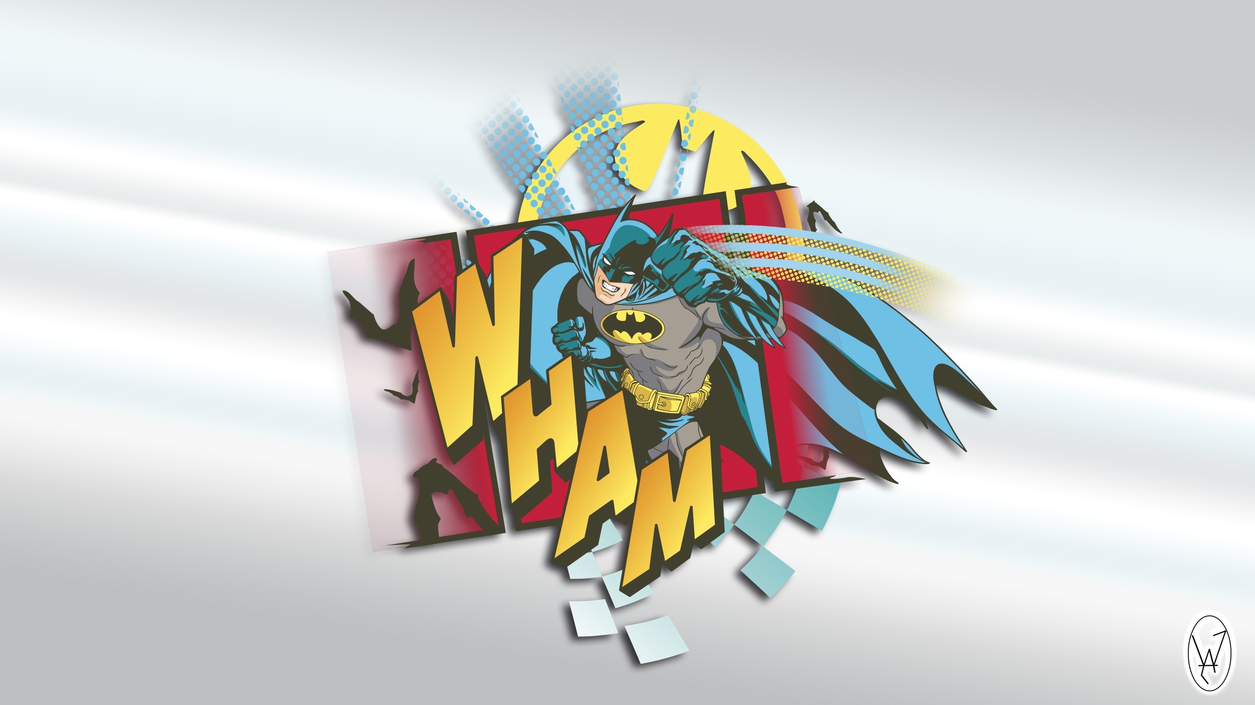 Batman, Sketches, Logo, Comics Wallpapers HD / Desktop and Mobile  Backgrounds 2560x1440