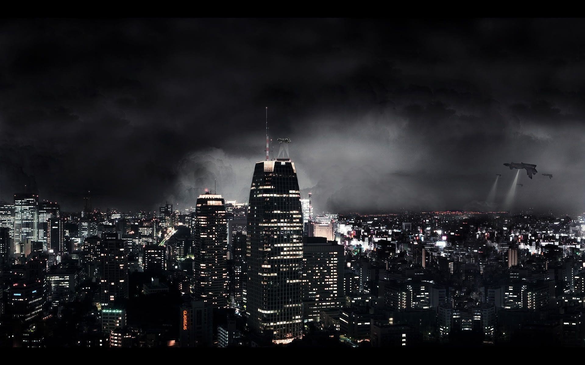 One World Trade black city dark night rain sky view HD phone  wallpaper  Peakpx