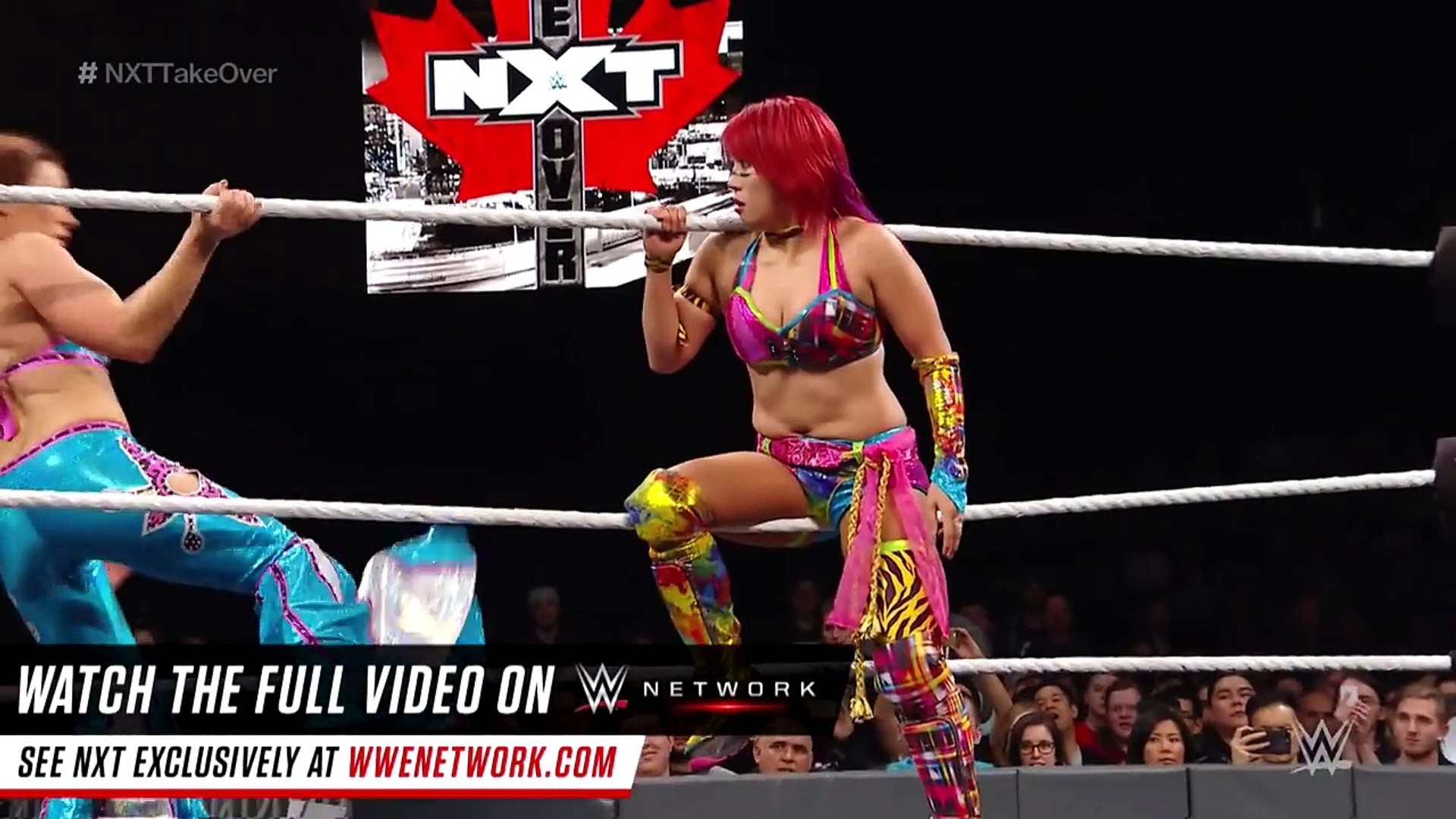 Asuka devastates Mickie James with a suplex: NXT TakeOver: Toronto:  November 19, 2016 1920x1080