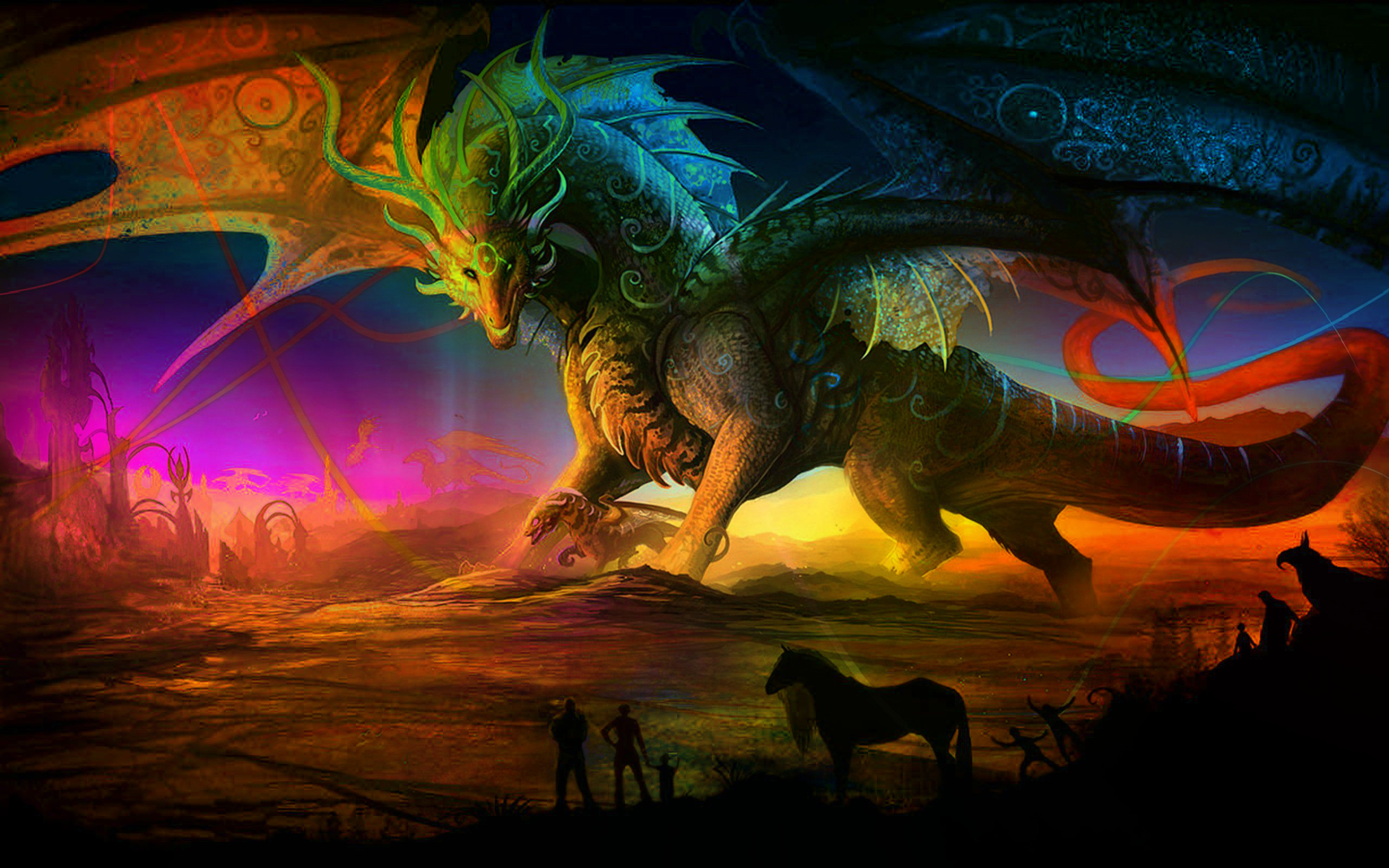 Dragon Fantasy Wallpaper 76 Pictures WallpaperSet