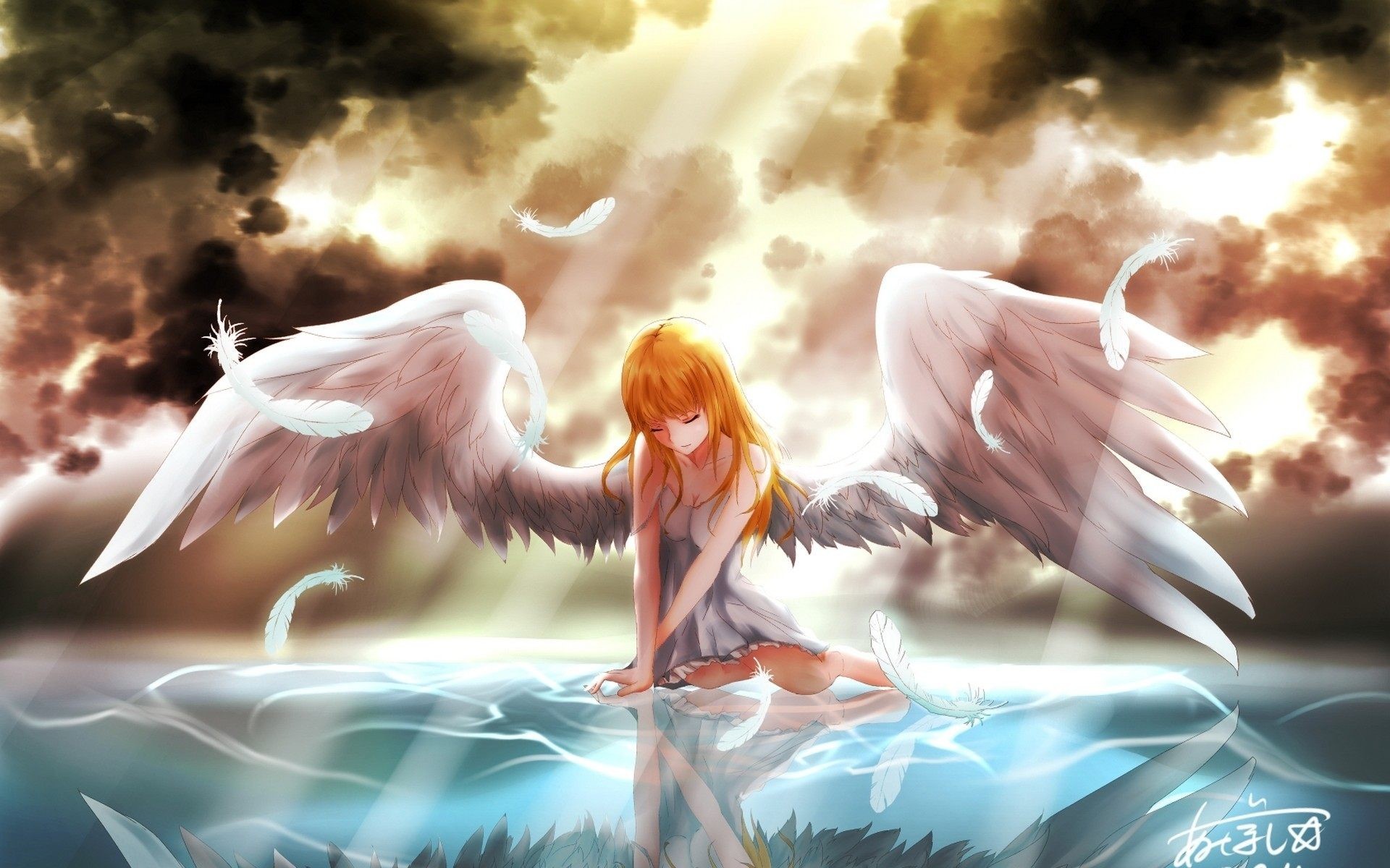 HD wallpaper angel anime Anime Girls sexy anime wings representation   Wallpaper Flare
