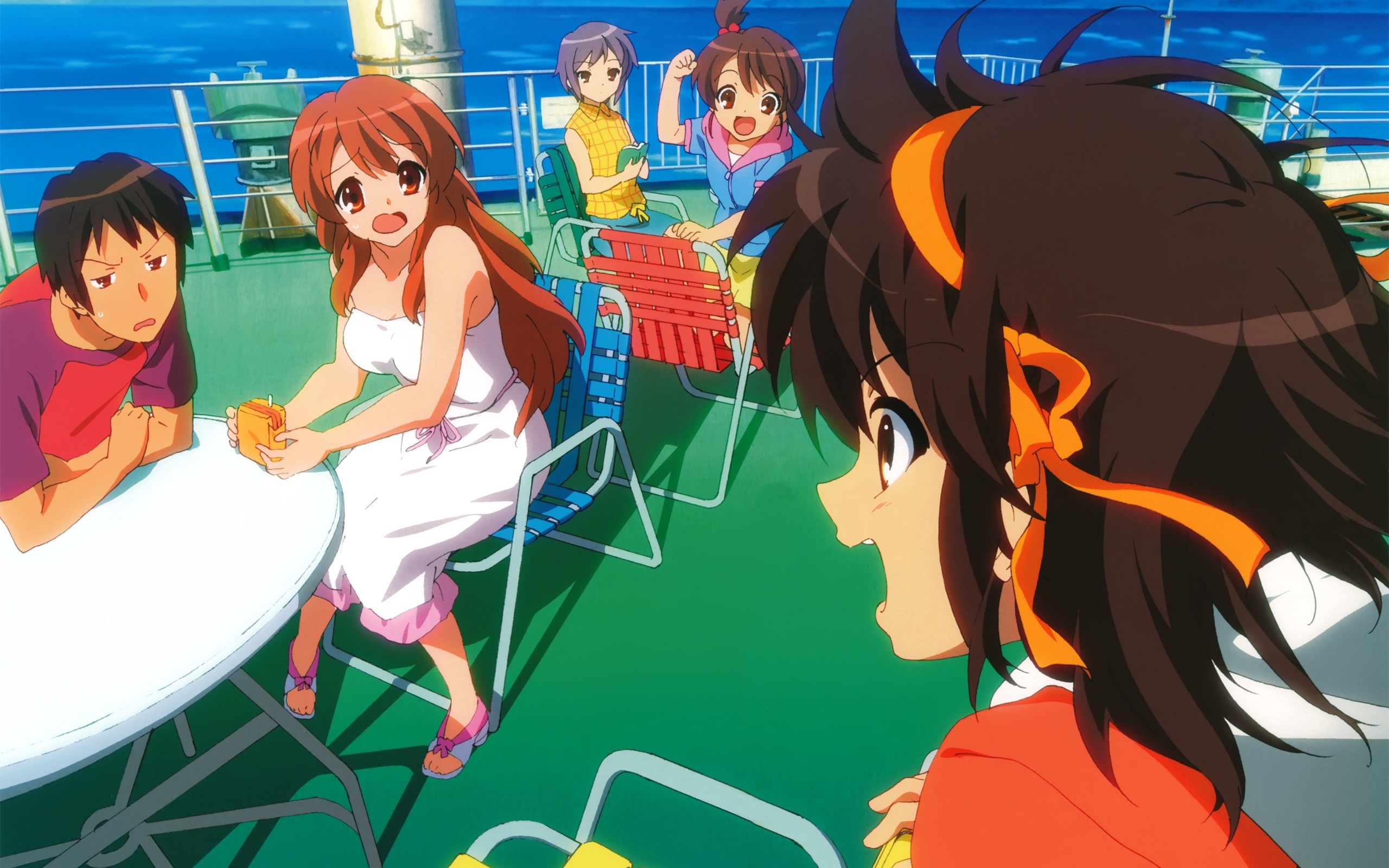 Anime - The Melancholy Of Haruhi Suzumiya Wallpaper 2560x1600
