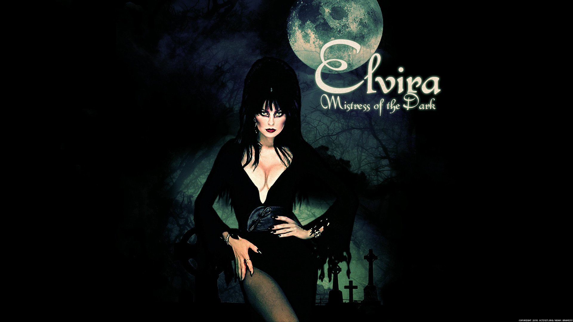 Elvira Mistress of the Dark Wallpaper.