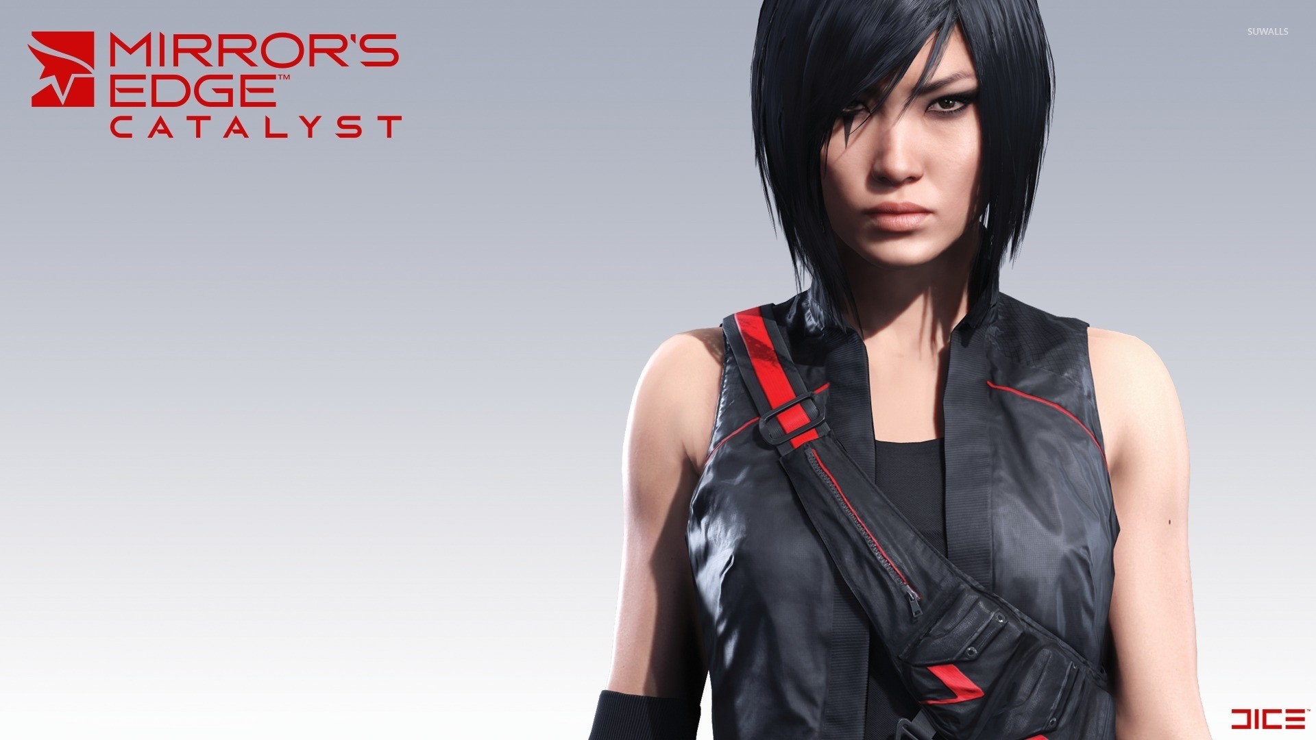 Faith looking straight ahead in Mirror's Edge Catalyst wallpaper 1920x1080