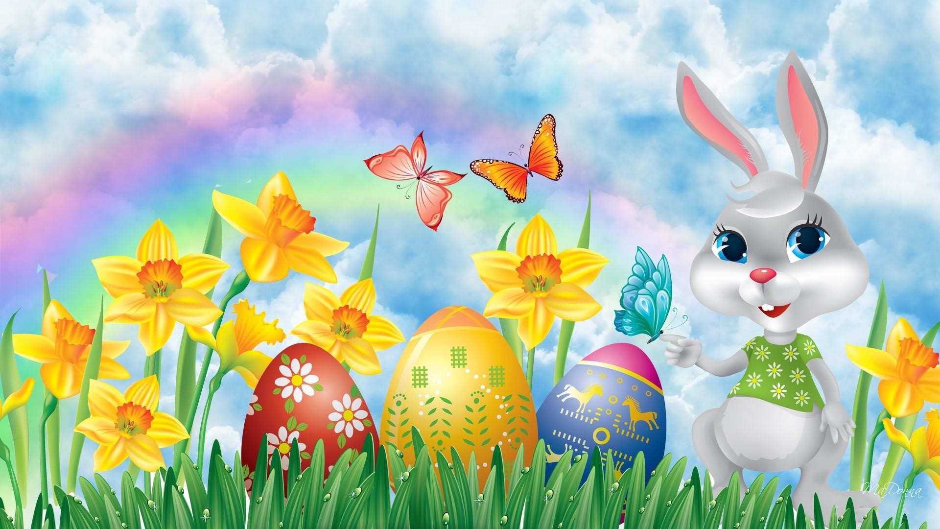 Rainbow Easter 1920x1080