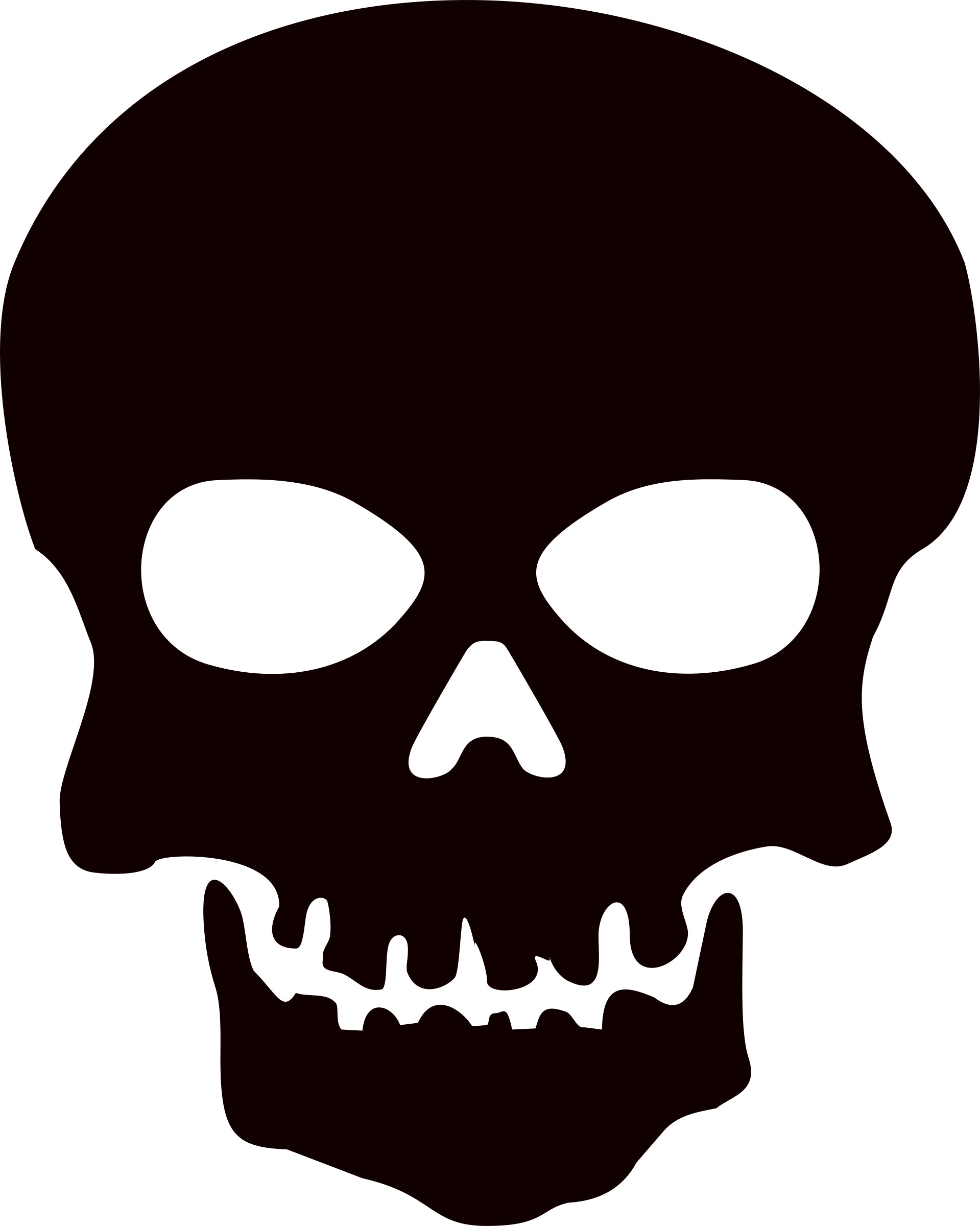 Skull logo PNG image 1919x2400