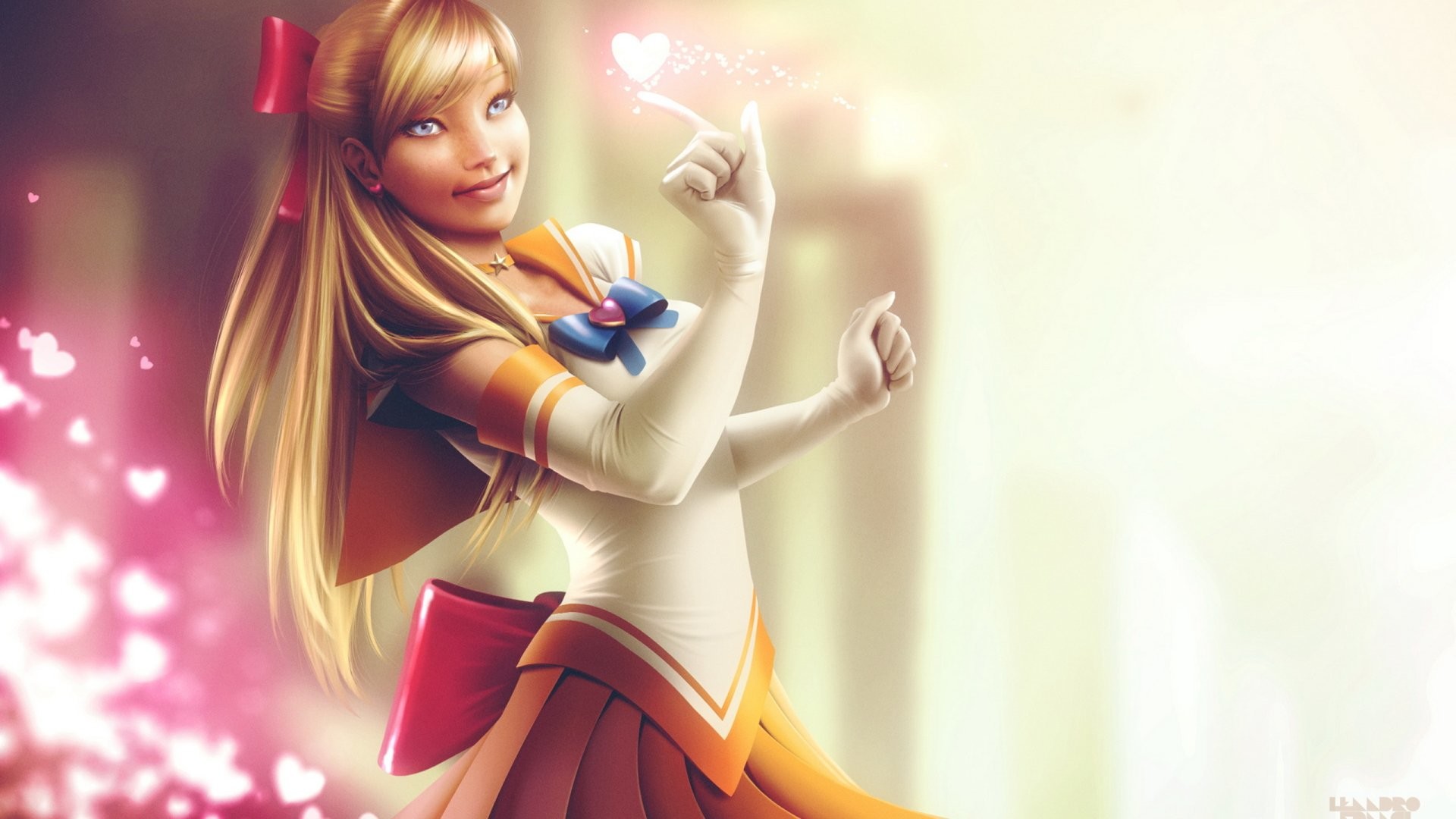 Anime - Sailor Moon Sailor Venus Wallpaper 1920x1080