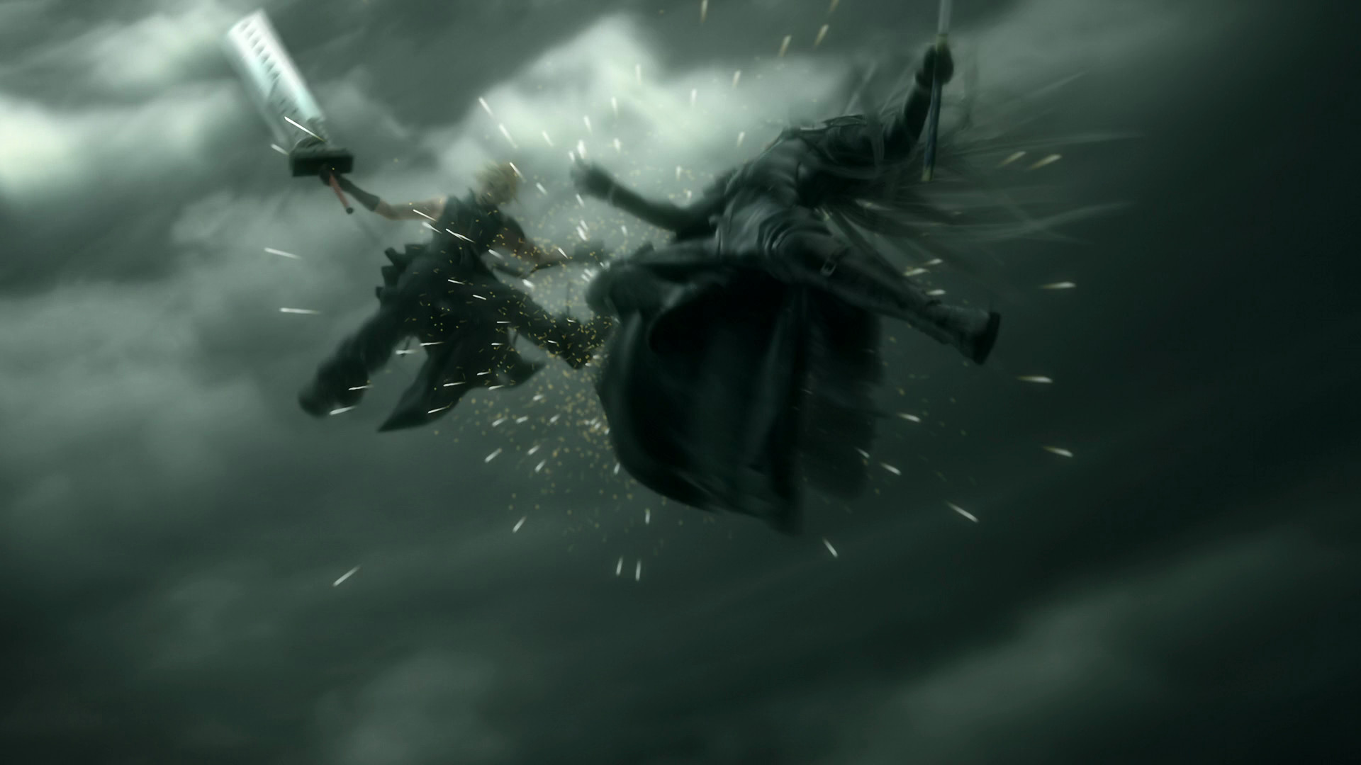 Final Fantasy VII Advent Children, Sephiroth, Cloud Strife - Free Wallpaper  / WallpaperJam.com 1920x1080
