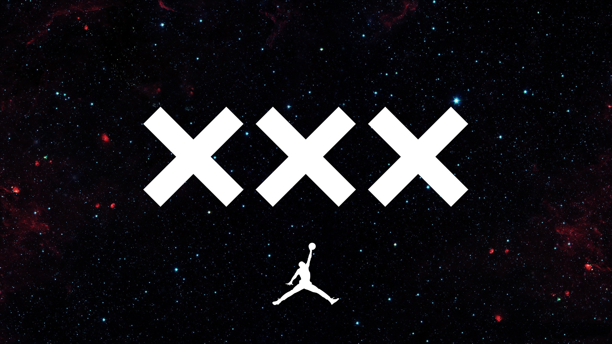 Jordan, background, dunking, jumpman, michael, michael jordan, nba, space,  HD phone wallpaper | Peakpx
