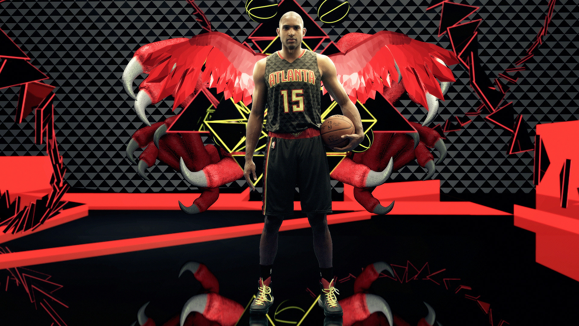 Wallpaper wallpaper sport logo basketball NBA Atlanta Hawks images for  desktop section спорт  download