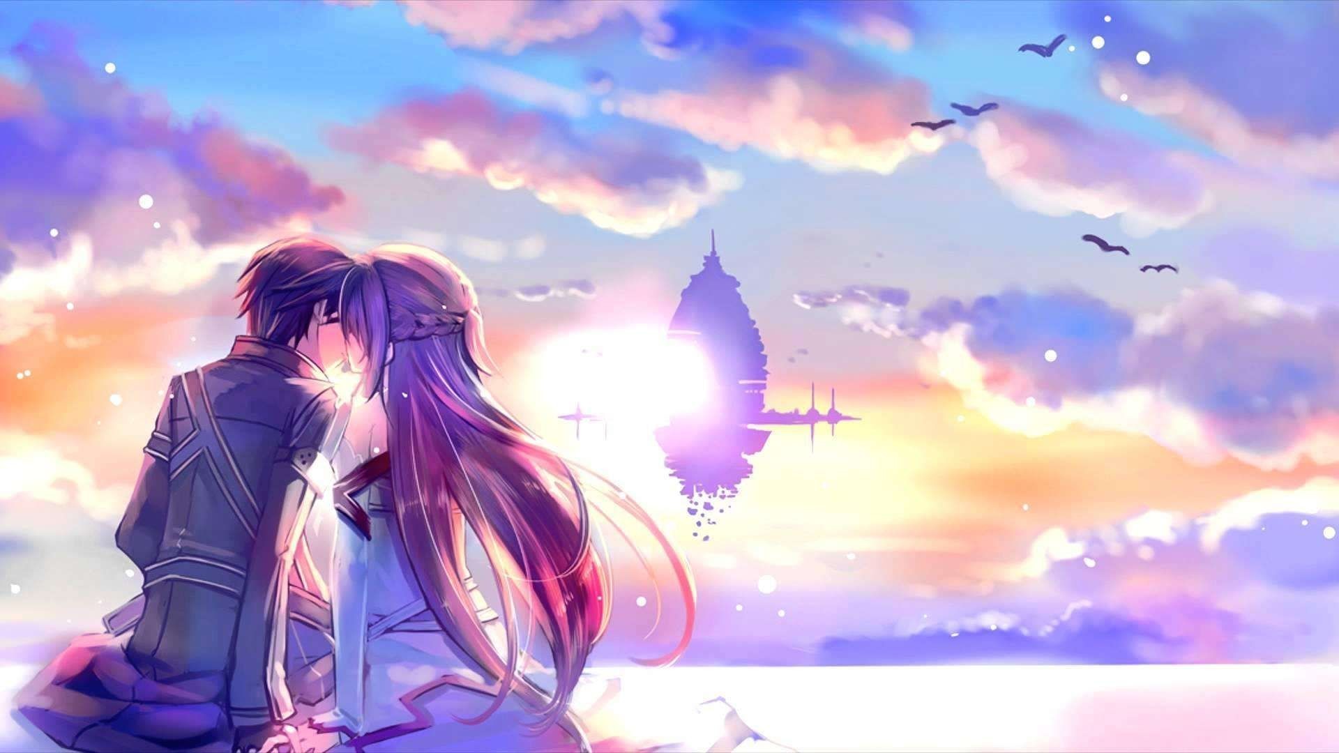 Anime Kissing Wallpapers - Wallpaper Cave