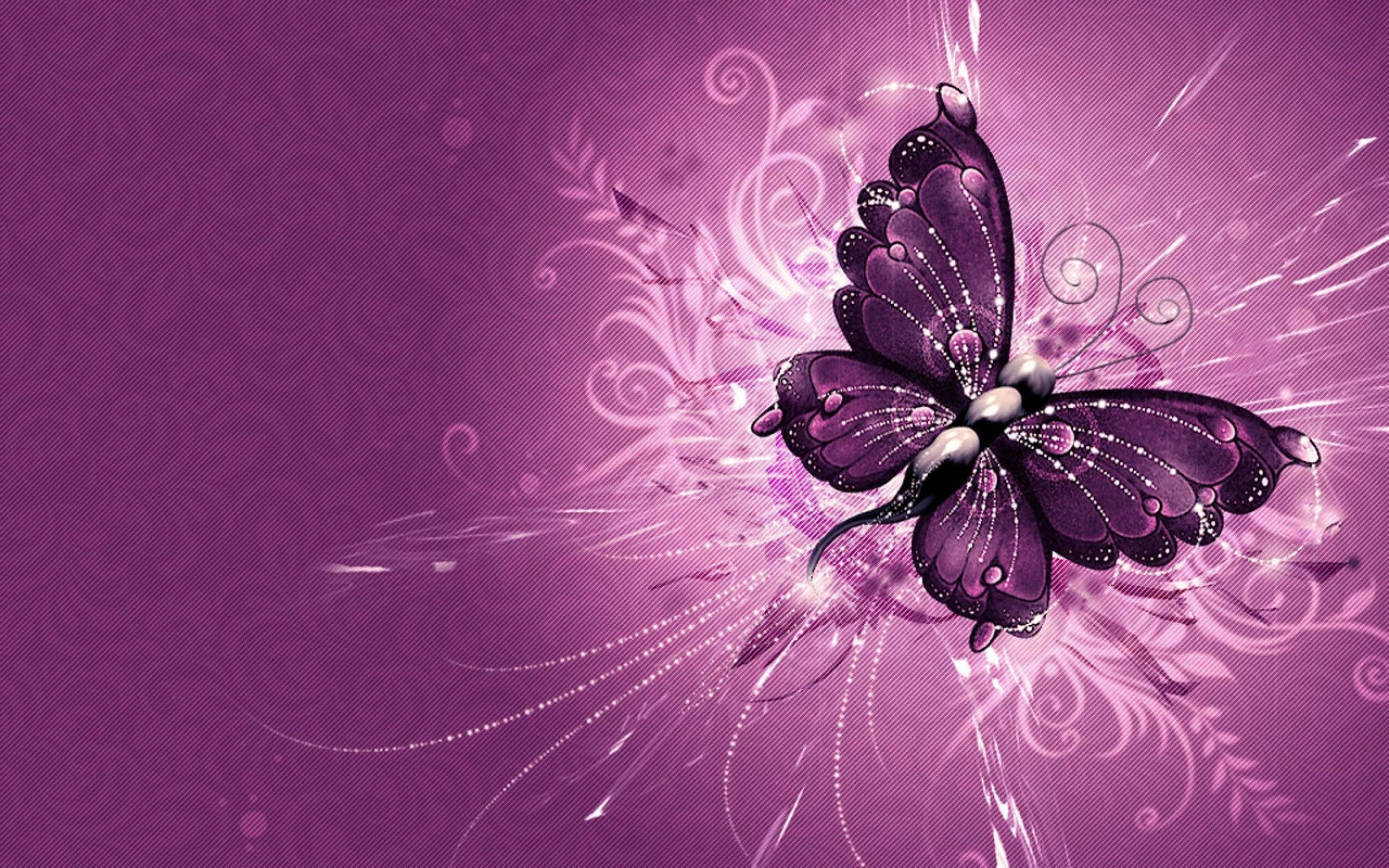 Pin by Michelle on Wallpapers I Made  Purple butterfly wallpaper Wallpaper  iphone boho Flower phone wallpaper