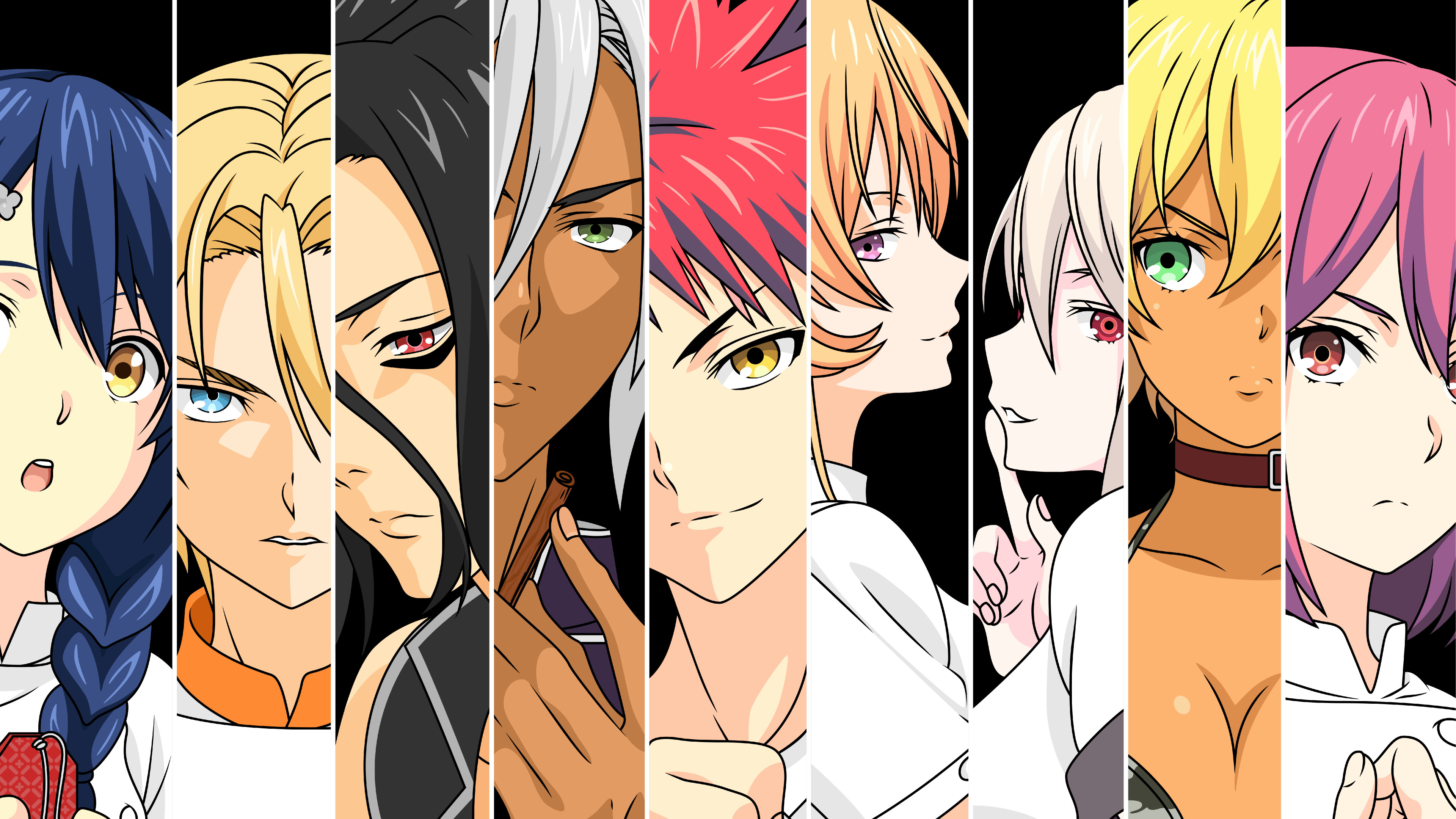 Wallpaper anime boy, artwork, sōma yukihira, shokugeki no soma desktop  wallpaper, hd image, picture, background, 91aba0